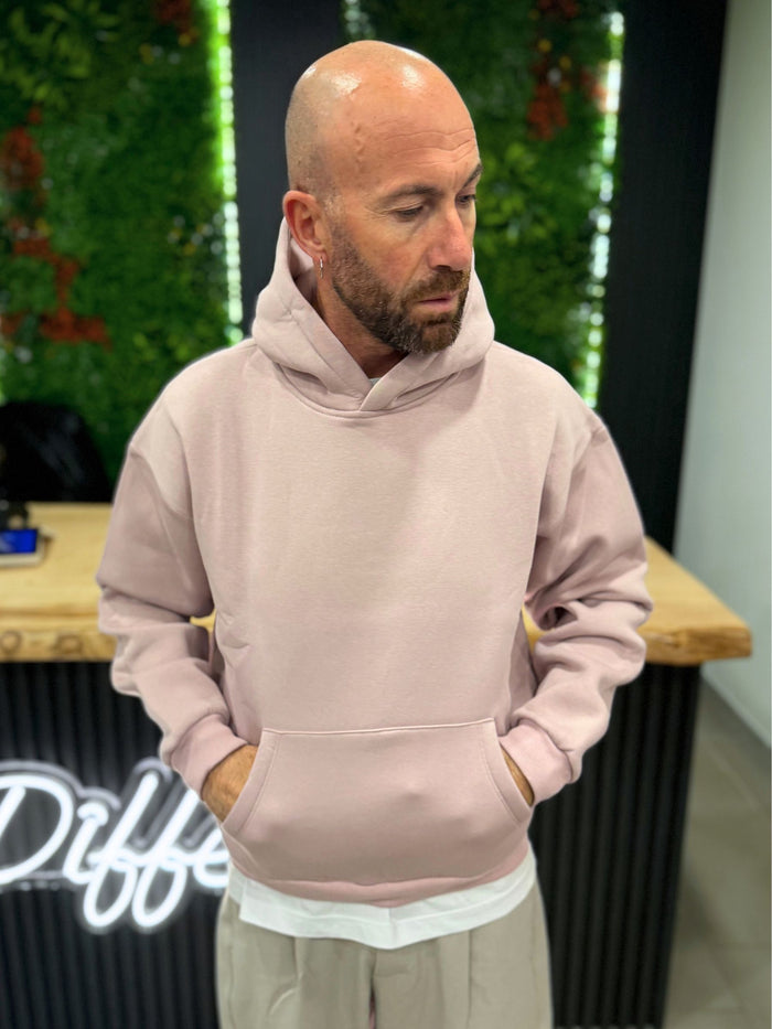 Felpa Boxy-Fit Rosa