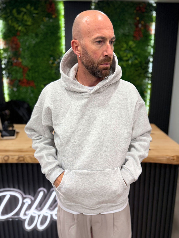 Felpa Boxy-Fit Grigio