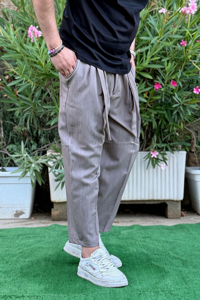 Pantalone New Japan Tortora