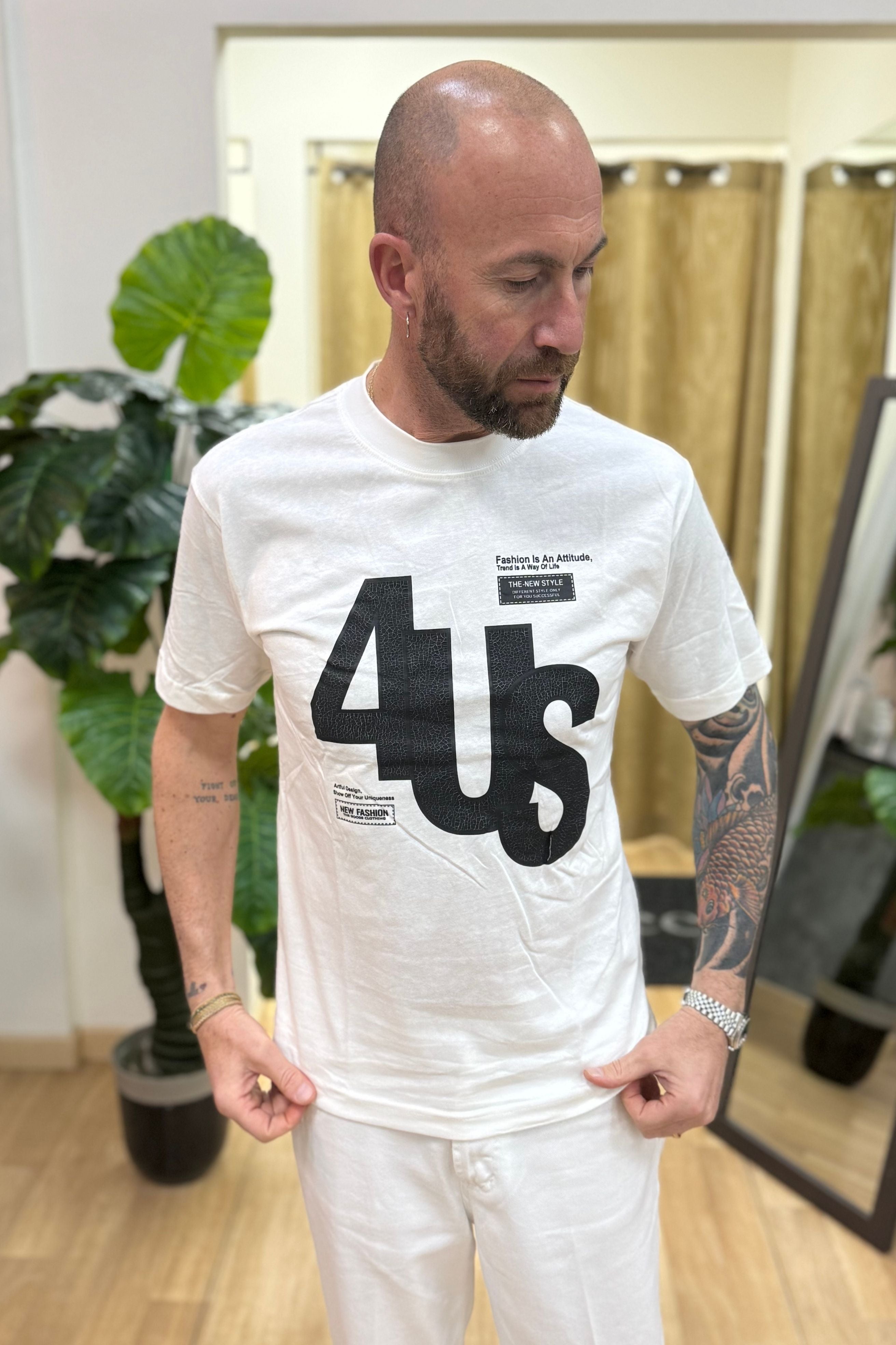 T-Shirt Dynamic 4US Bianco