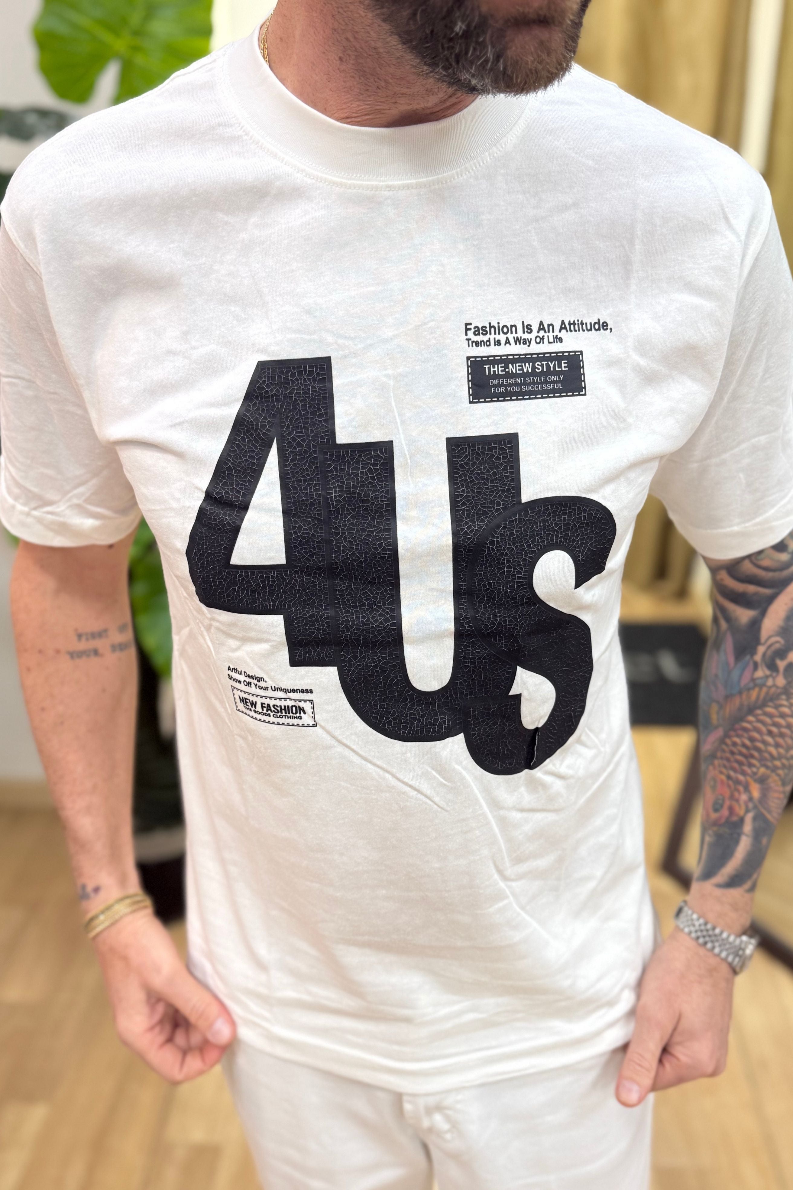 T-Shirt Dynamic 4US Bianco