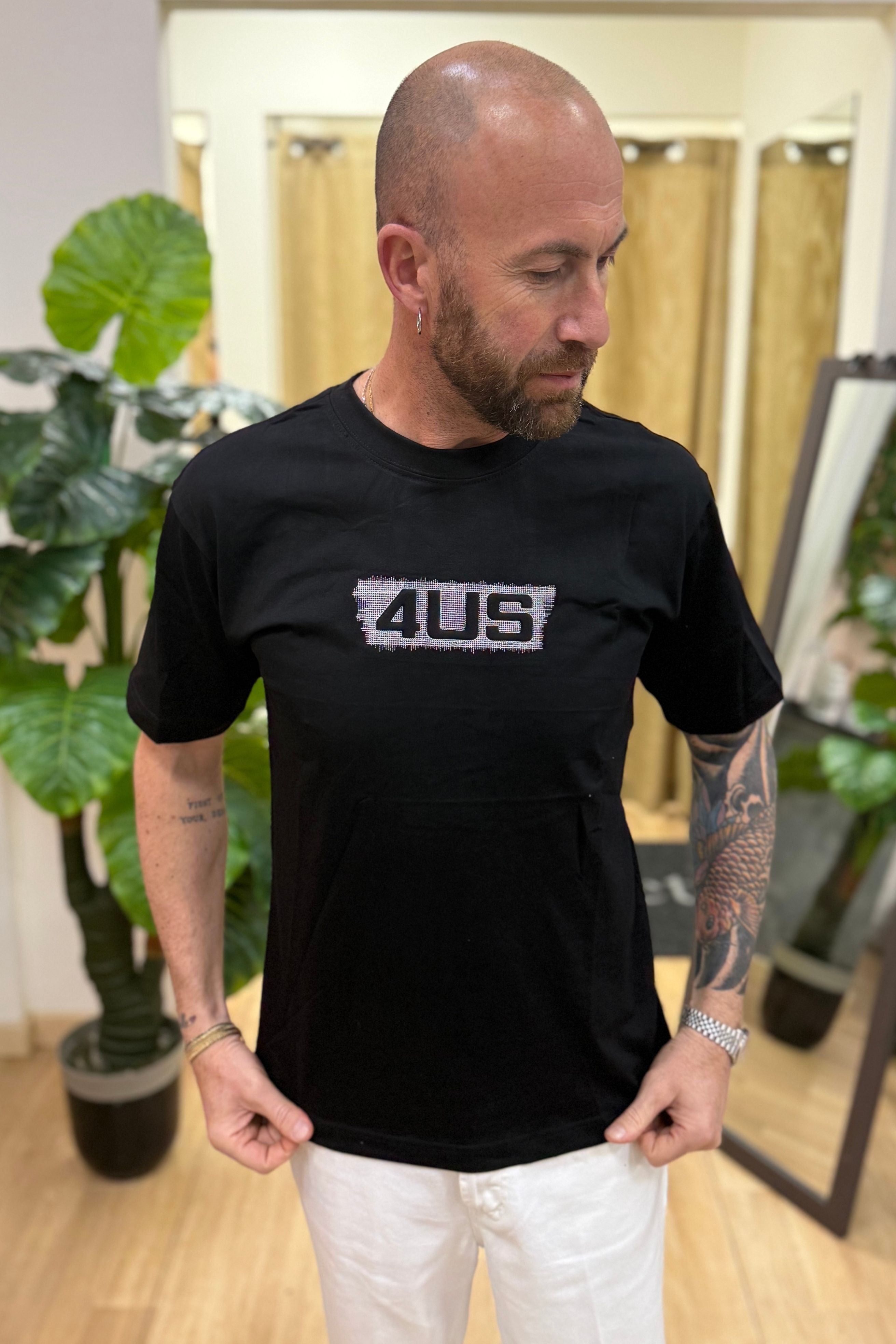 T-Shirt Net 4US Nero