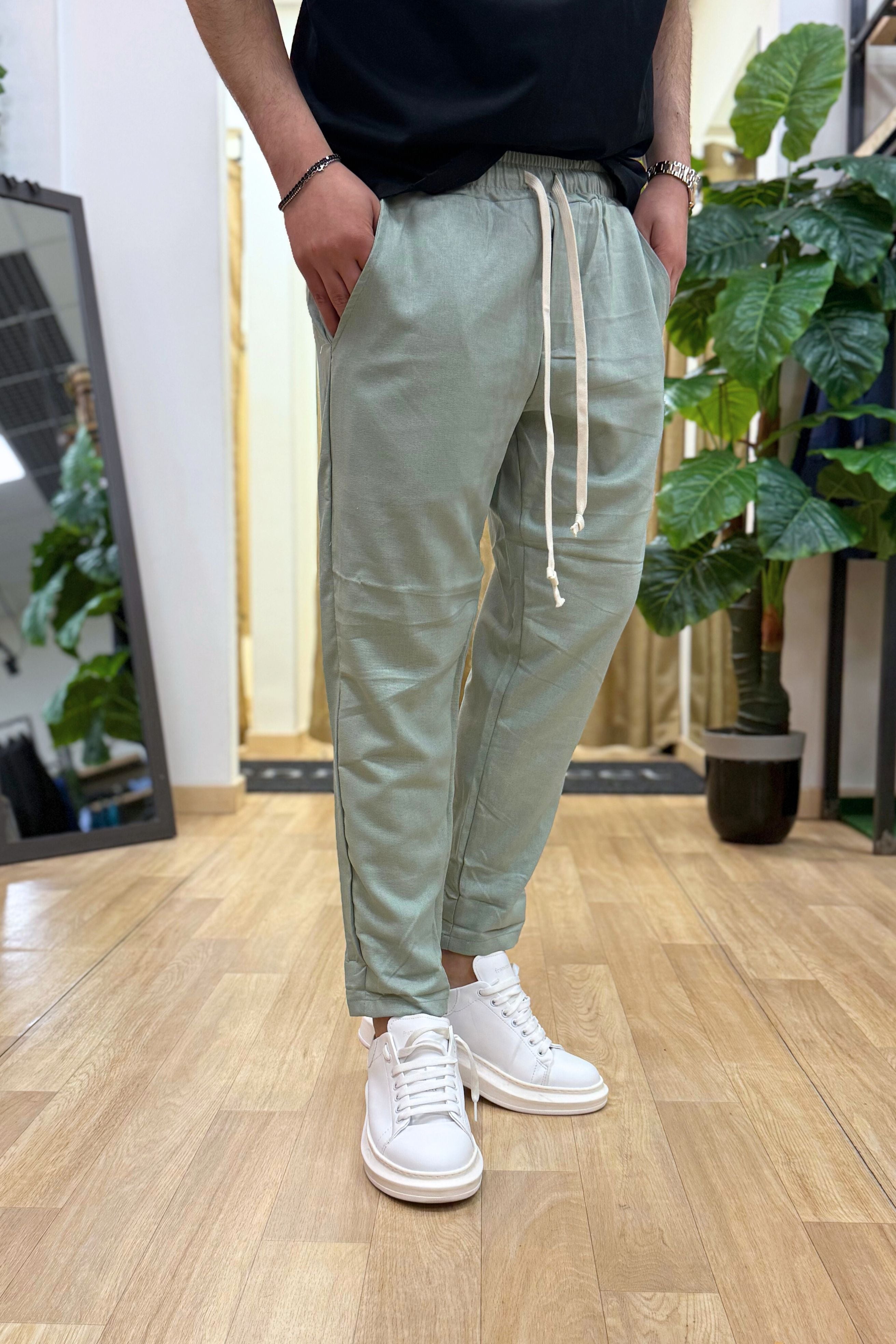 Pantalaccio Rio In Lino Tiffany