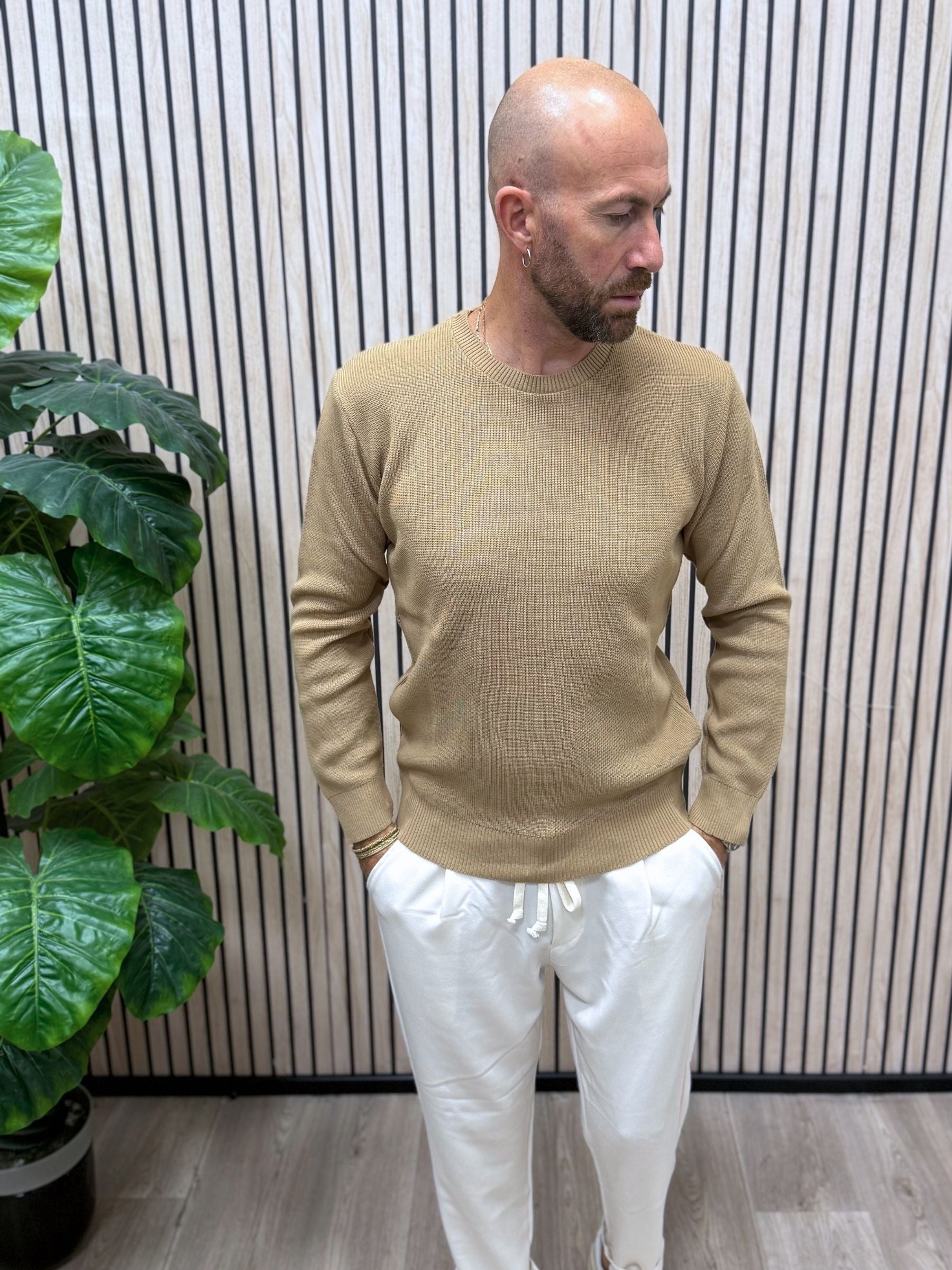 Maglioncino GiroGola In Filo MF 2.0 Cammello