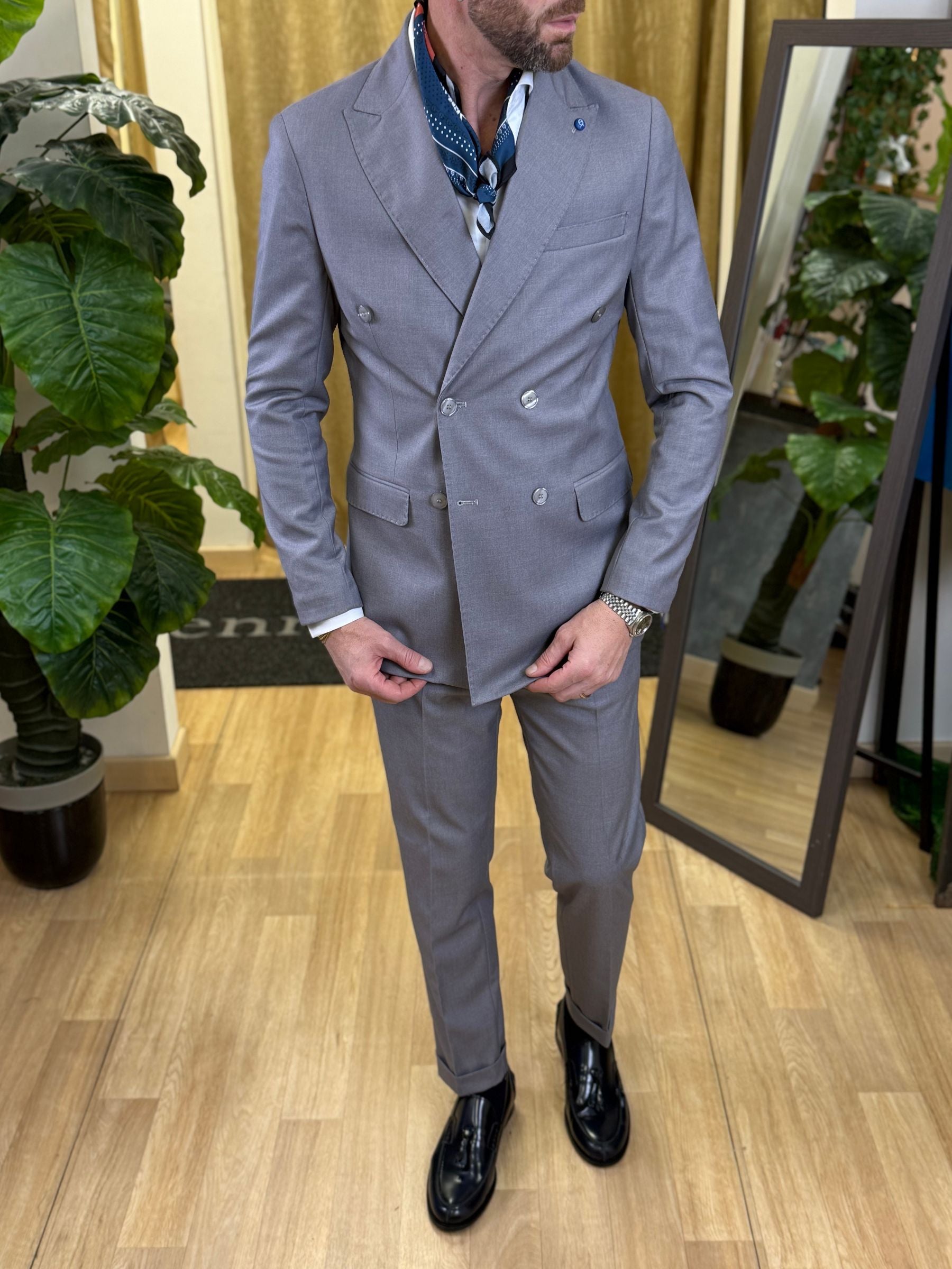 Abito DoppioPetto Milano Grigio