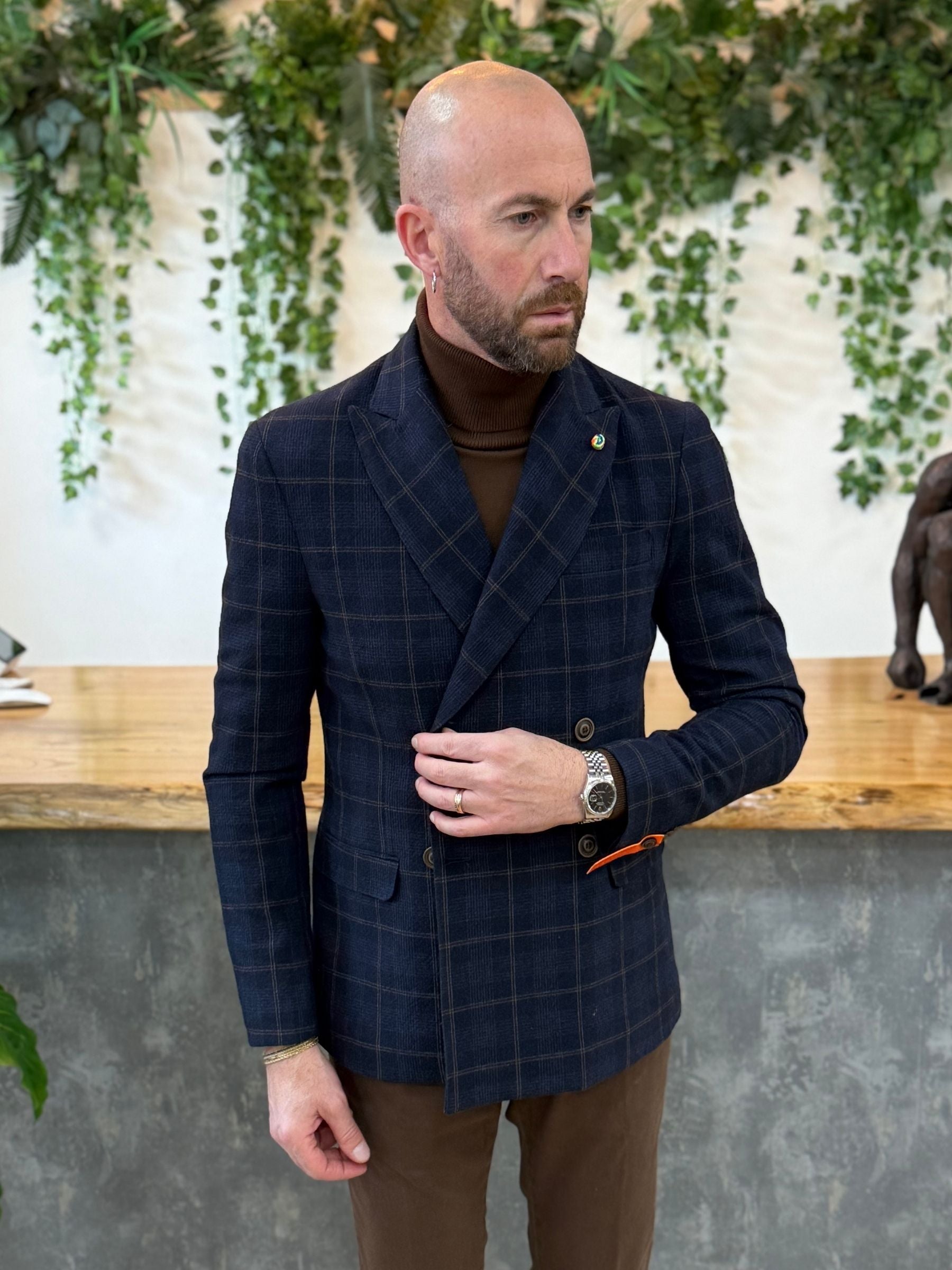 Giacca DoppioPetto Vilnius Blu