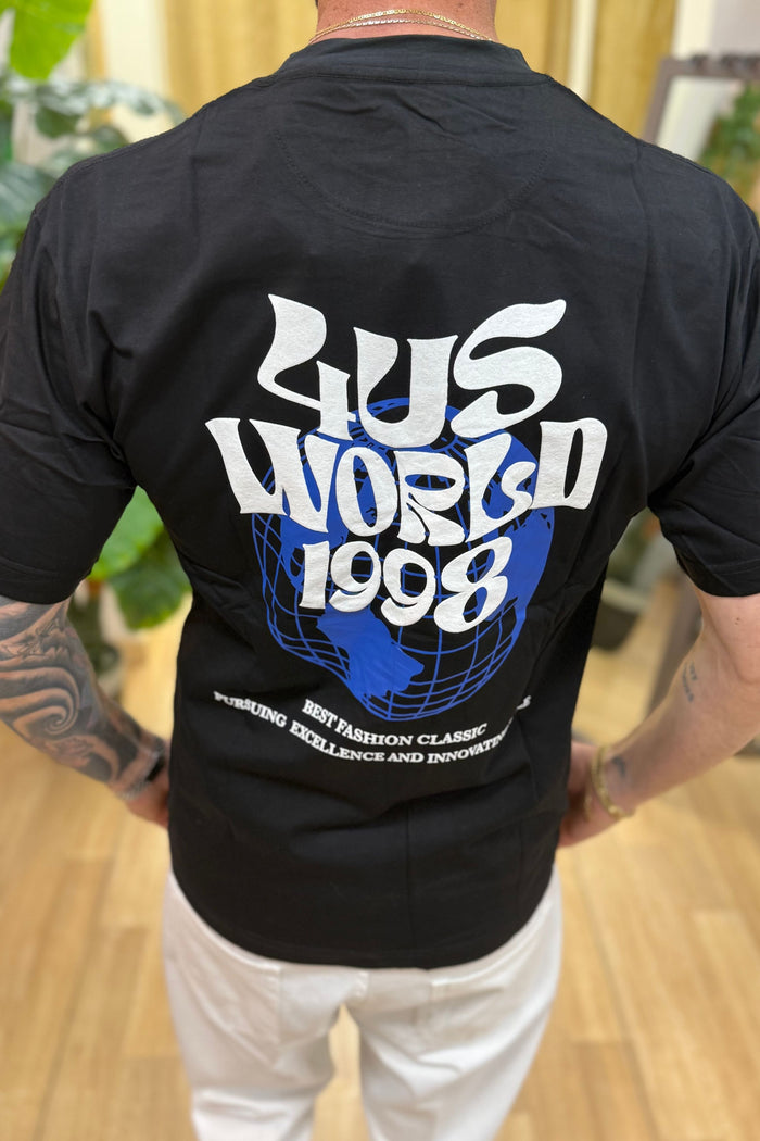 T-Shirt World 4US Nero