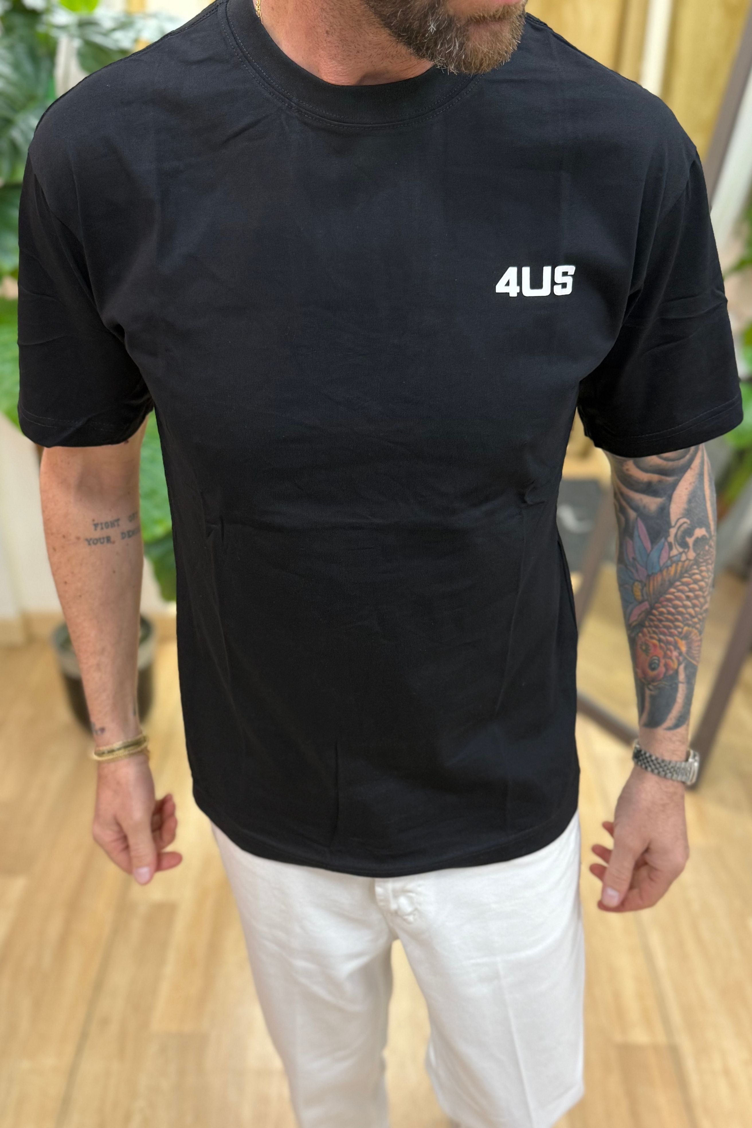 T-Shirt World 4US Nero