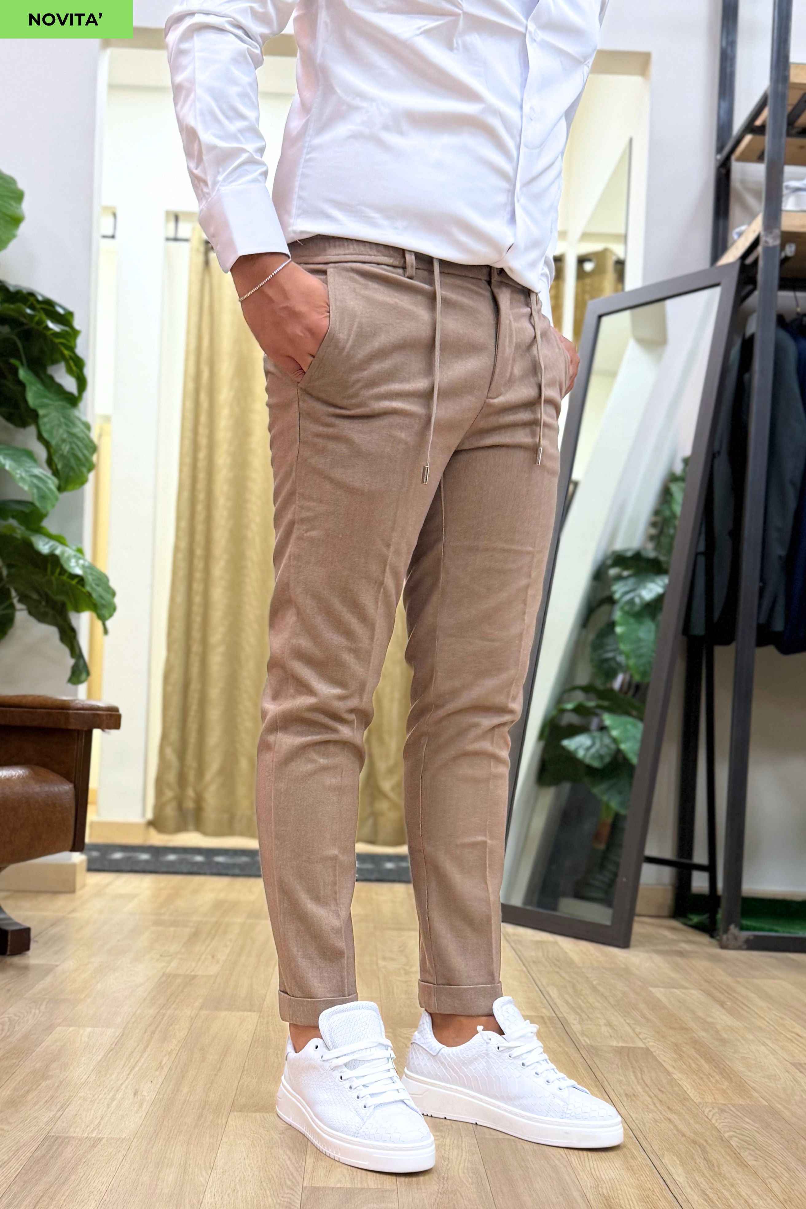 Pantalone Cortina Beige