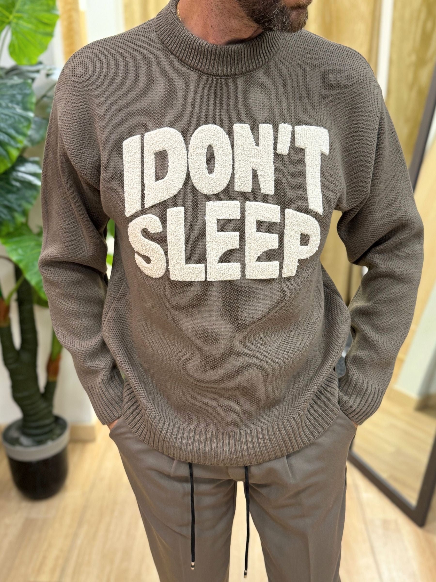 Maglioncino Girogola Sleep Fango
