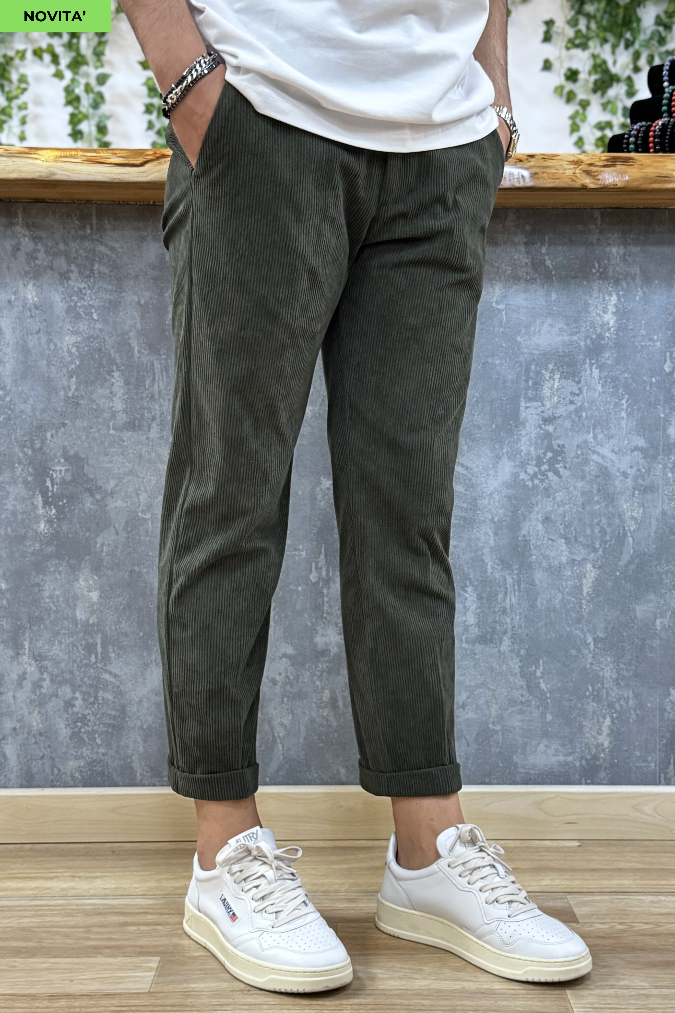 Pantalone in Velluto Milano Verdone