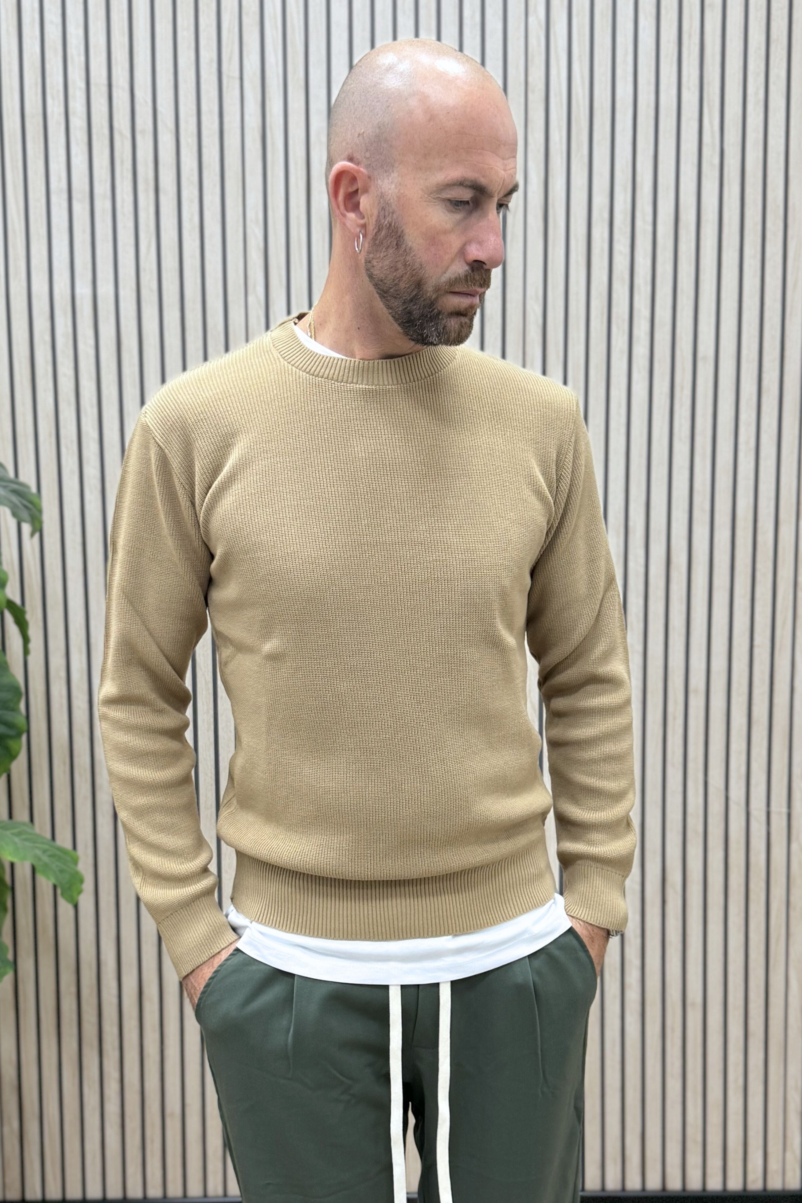 Maglioncino GiroGola In Filo MF 2.0 Cammello
