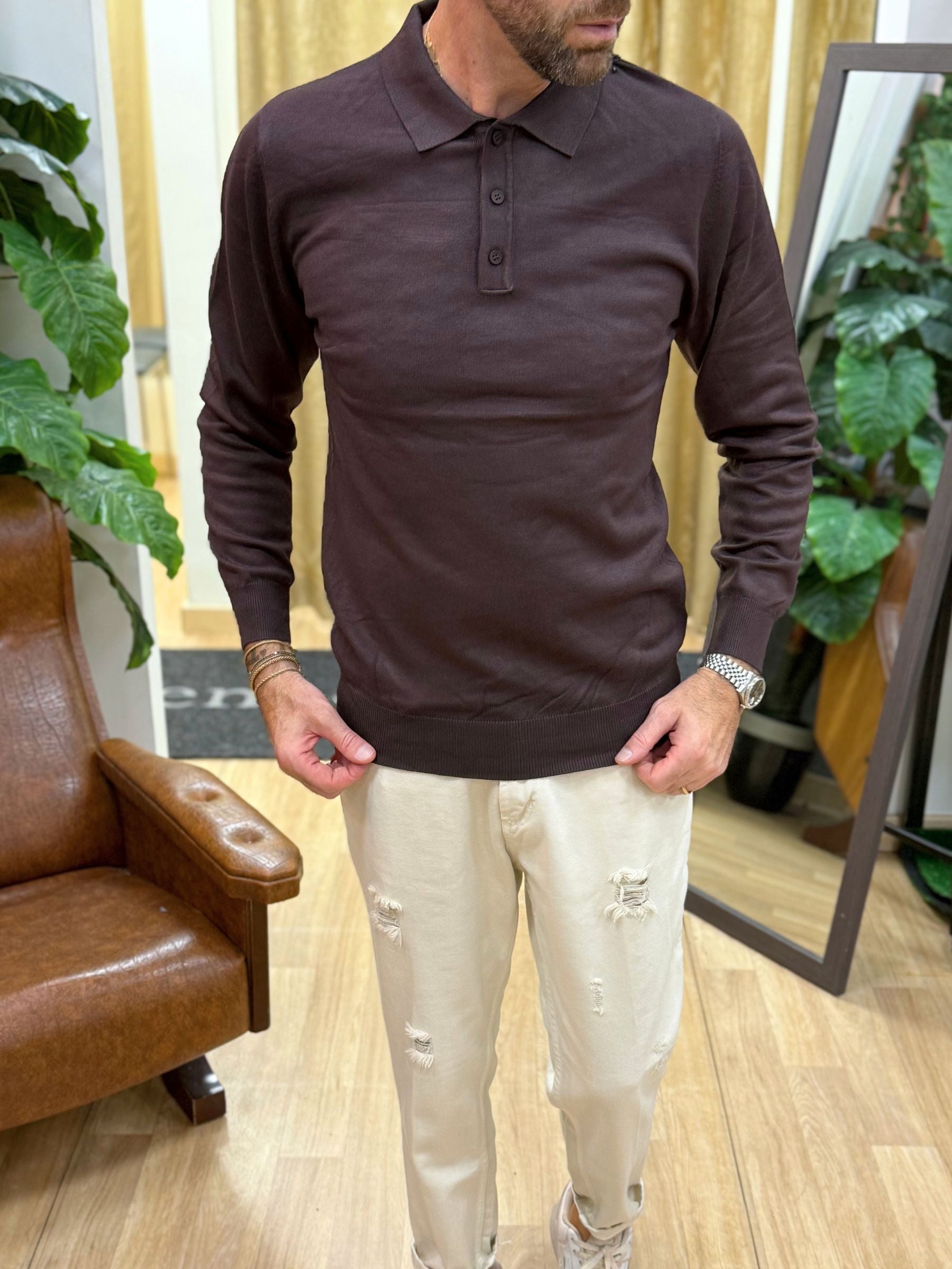 Polo Milano Marrone