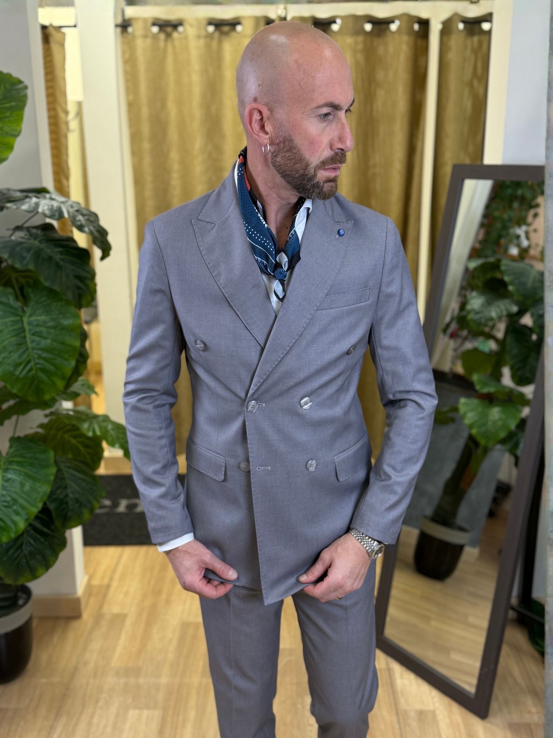 Abito DoppioPetto Milano Grigio