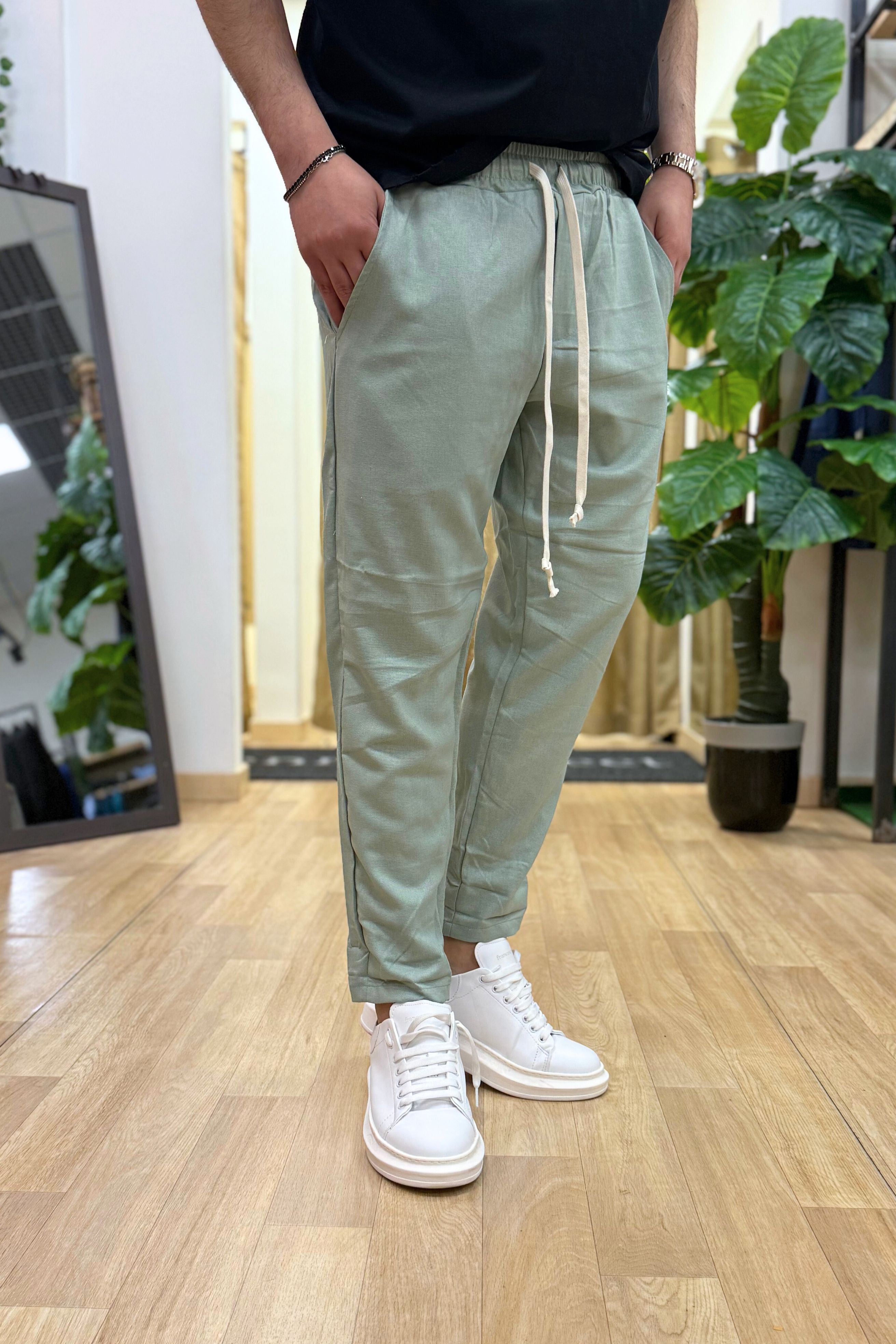 Pantalaccio Rio In Lino Tiffany