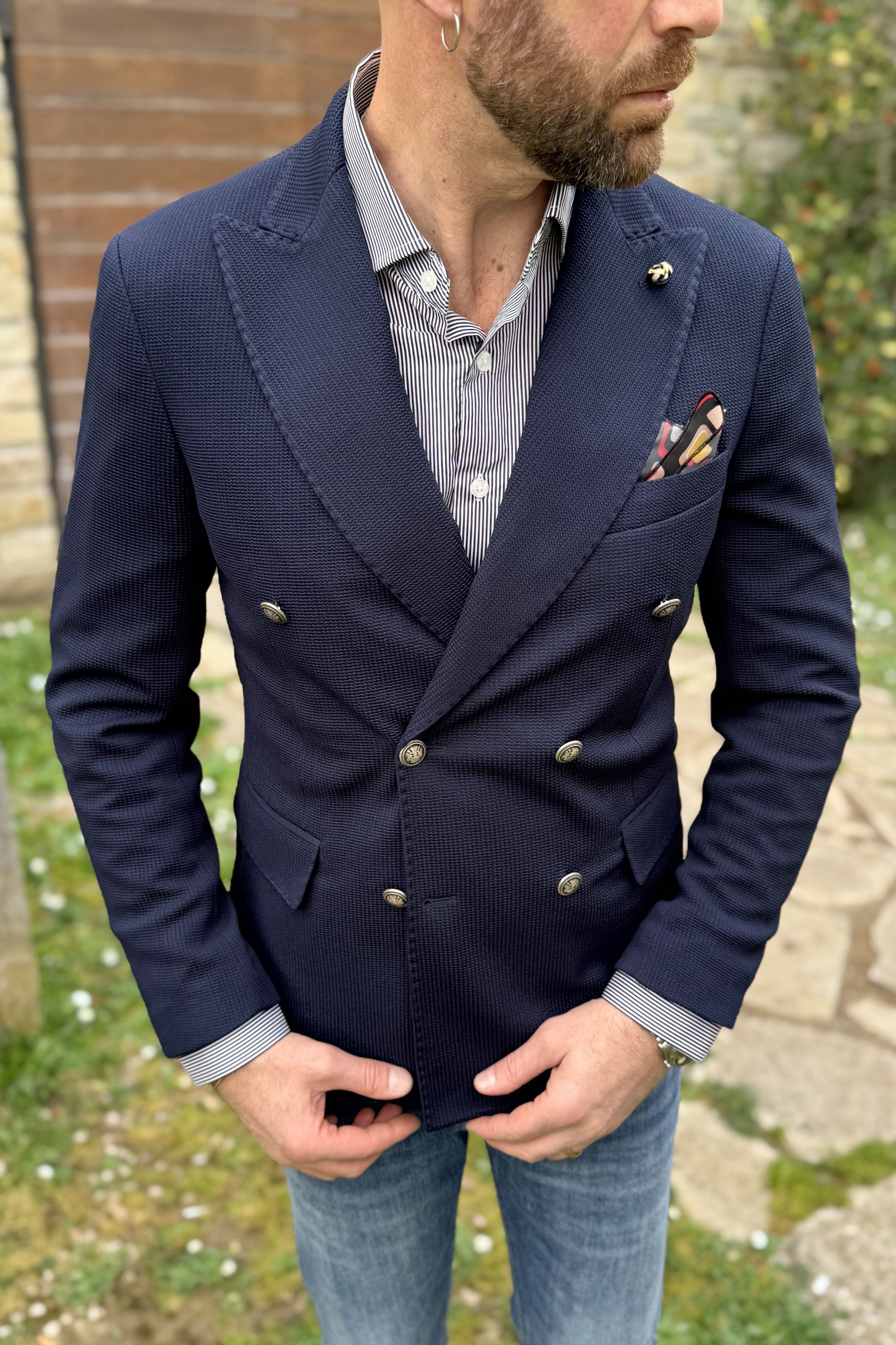 Giacca DoppioPetto Milano Blu