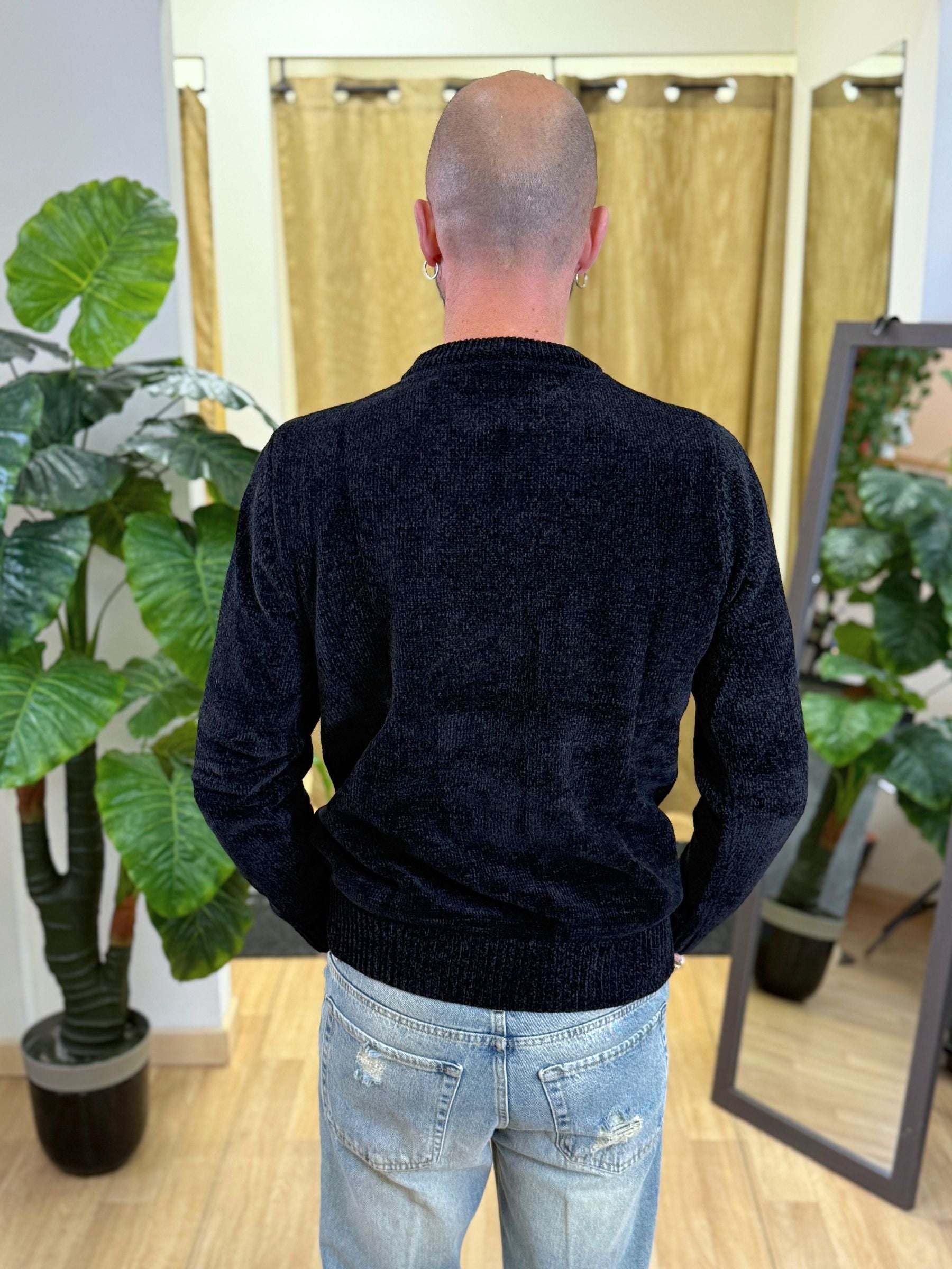 Maglioncino Ciniglia LP Nero