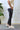 Jeans Skinny Strappato Nero