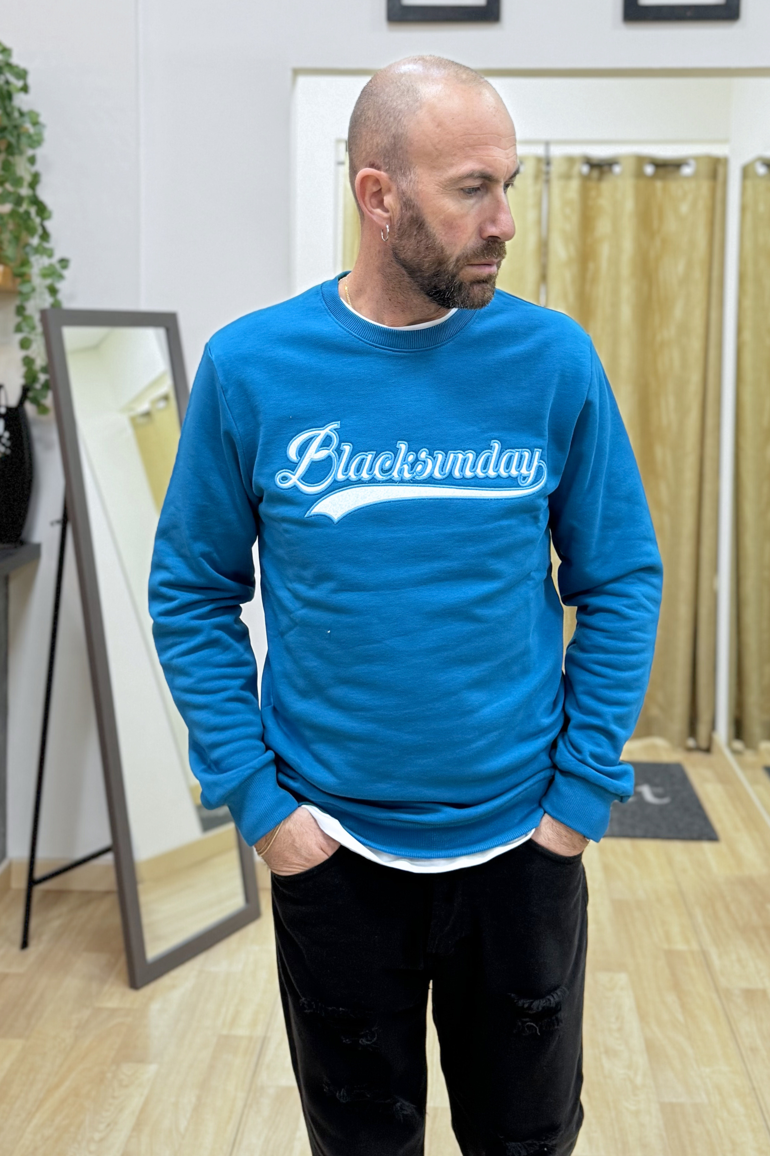Felpa Giro Blks Ottanio