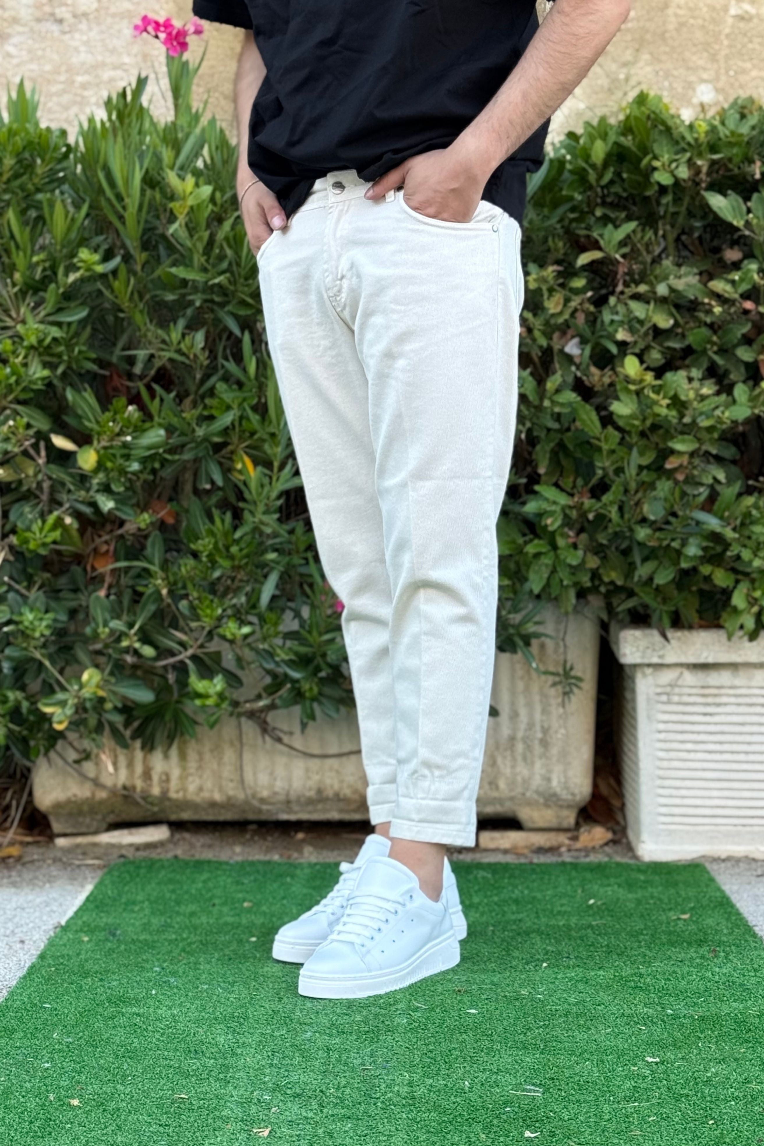 Jeans Cr Bianco