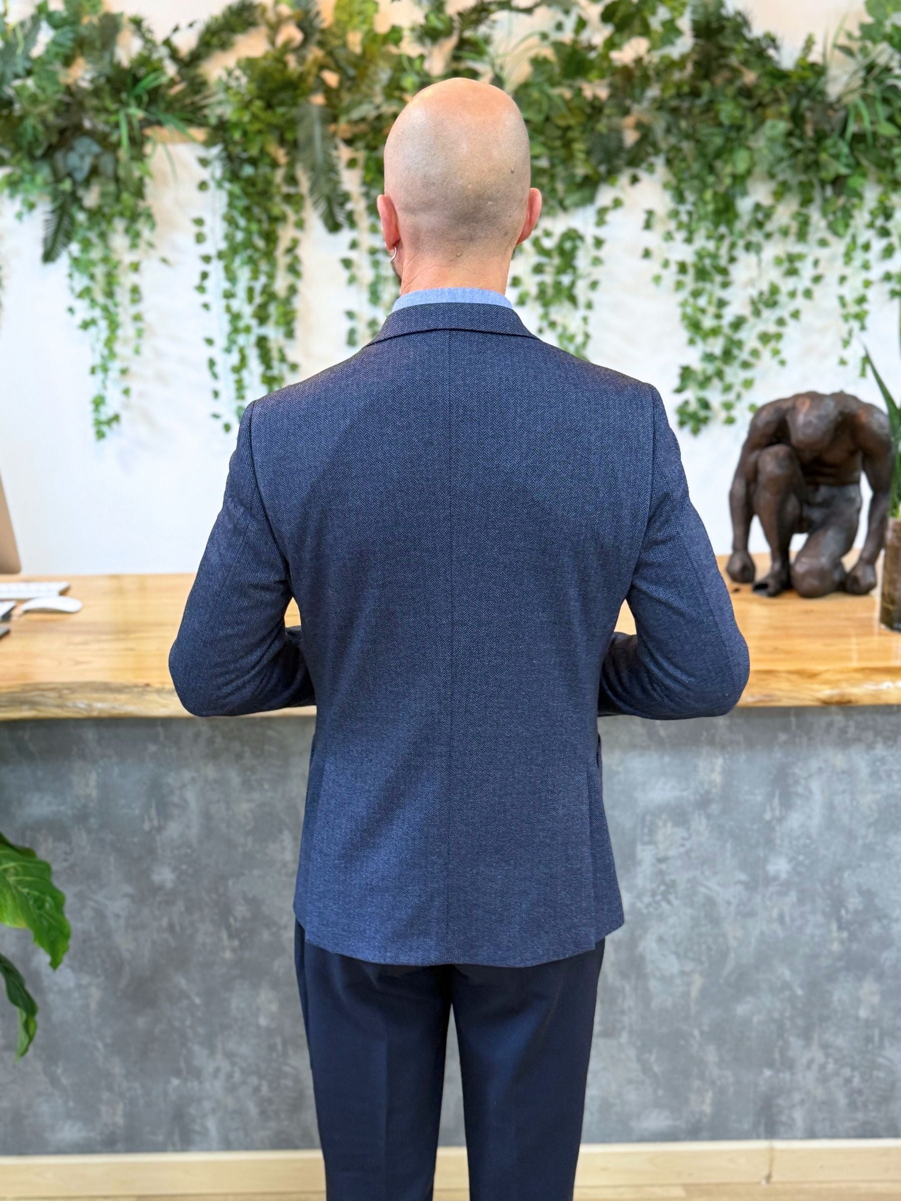 Giacca MonoPetto Gaia Blu