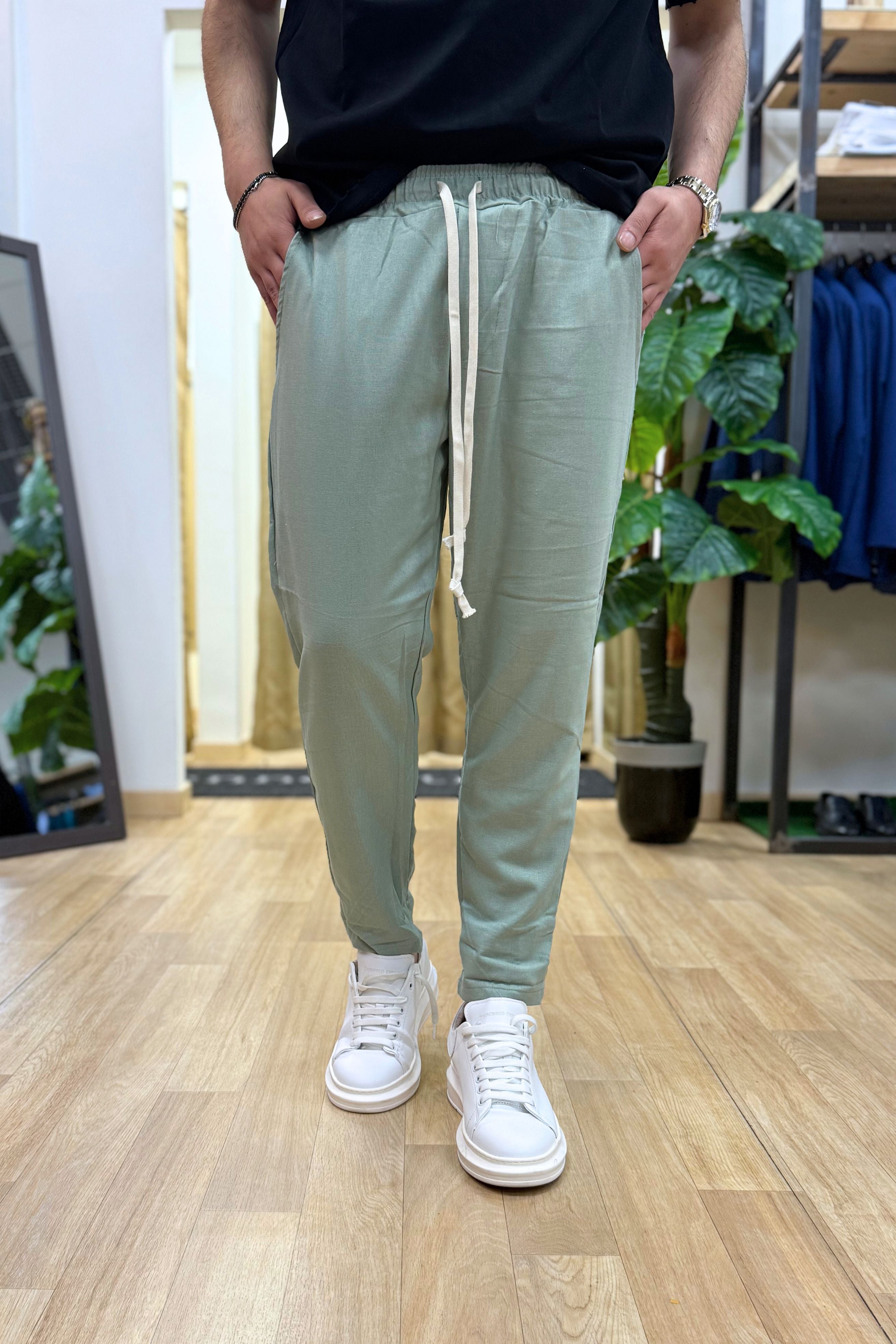 Pantalaccio Rio In Lino Tiffany