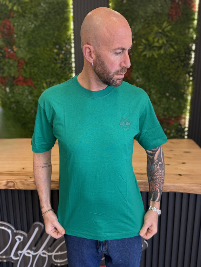 T-Shirt 4US Basic World Verde