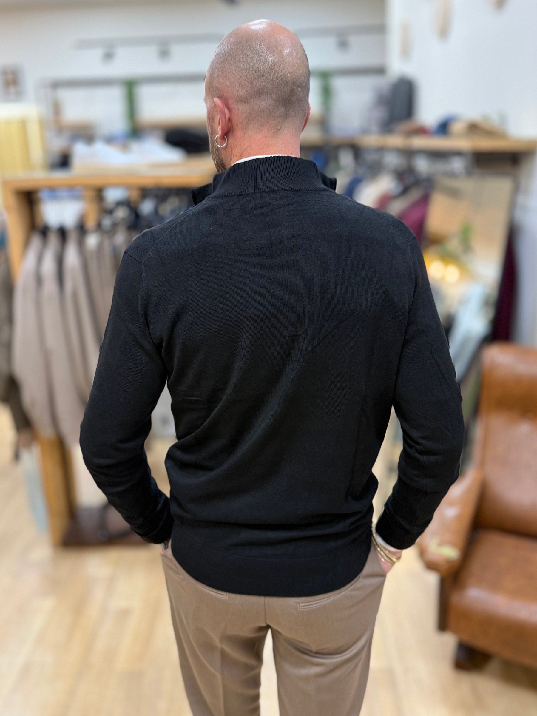 Maglia Serafino Nero