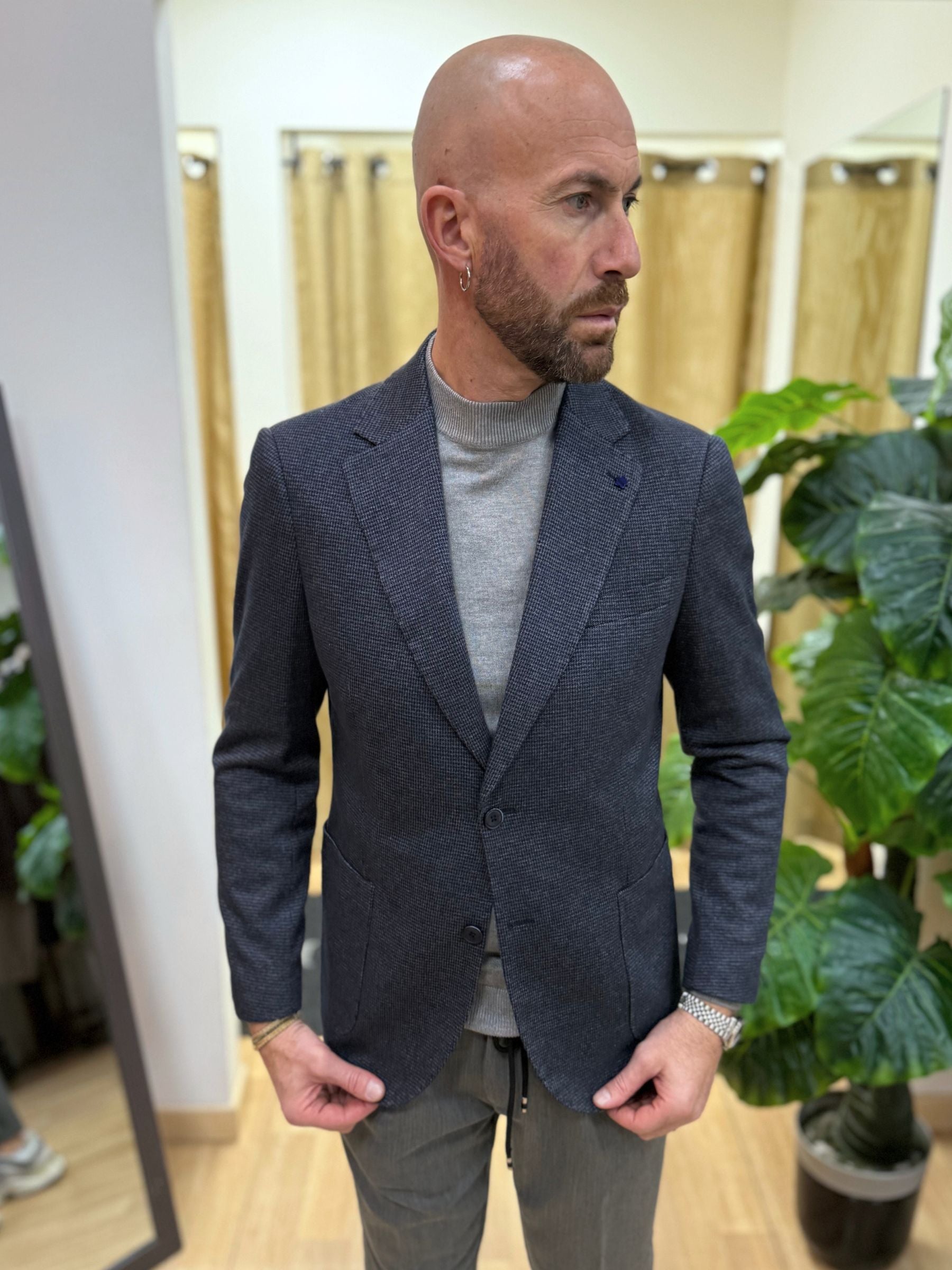 Giacca MonoPetto Luc Blu