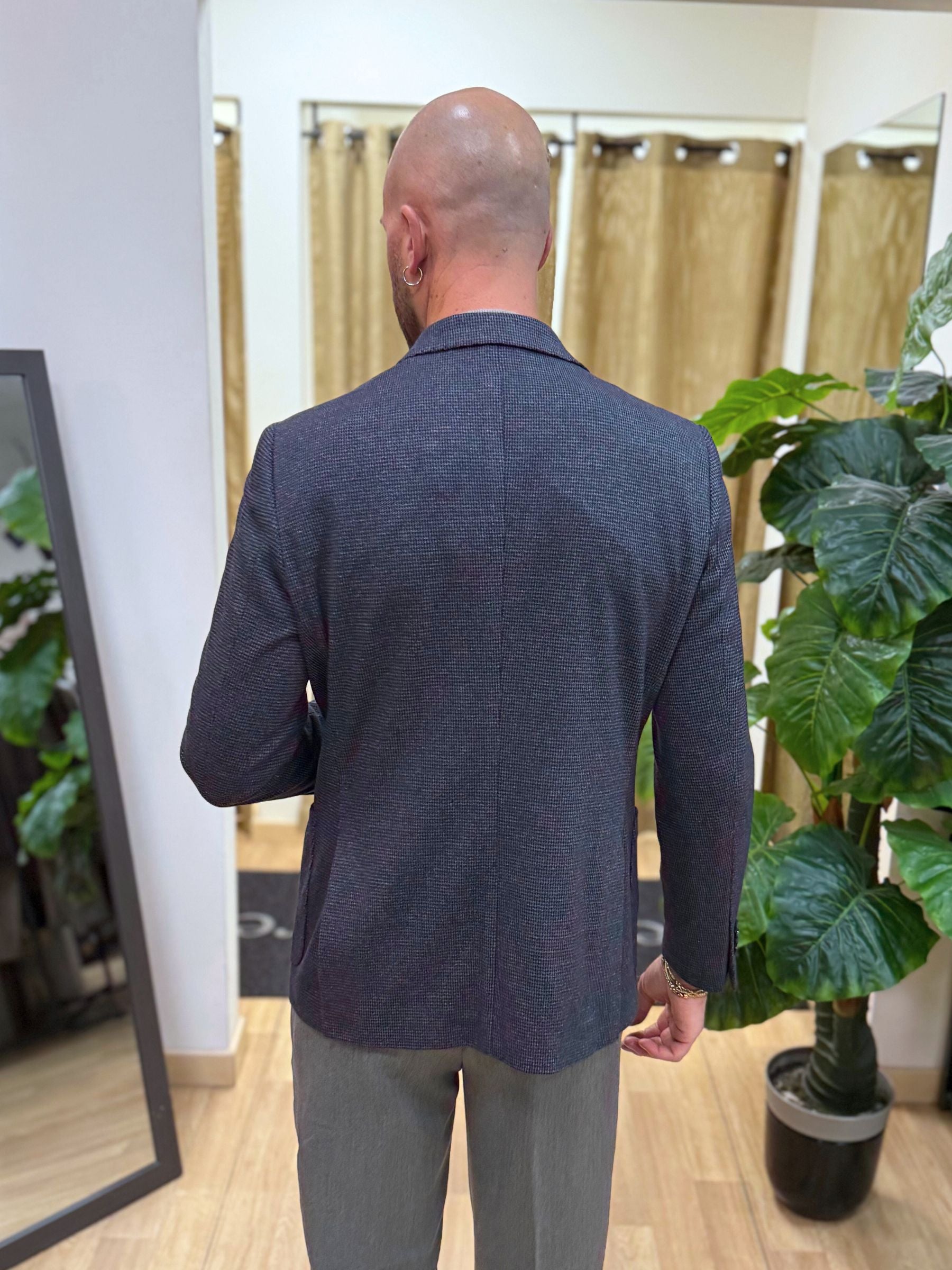 Giacca MonoPetto Luc Blu