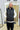 Gilet con cappuccio Nero