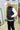 Gilet con cappuccio Nero