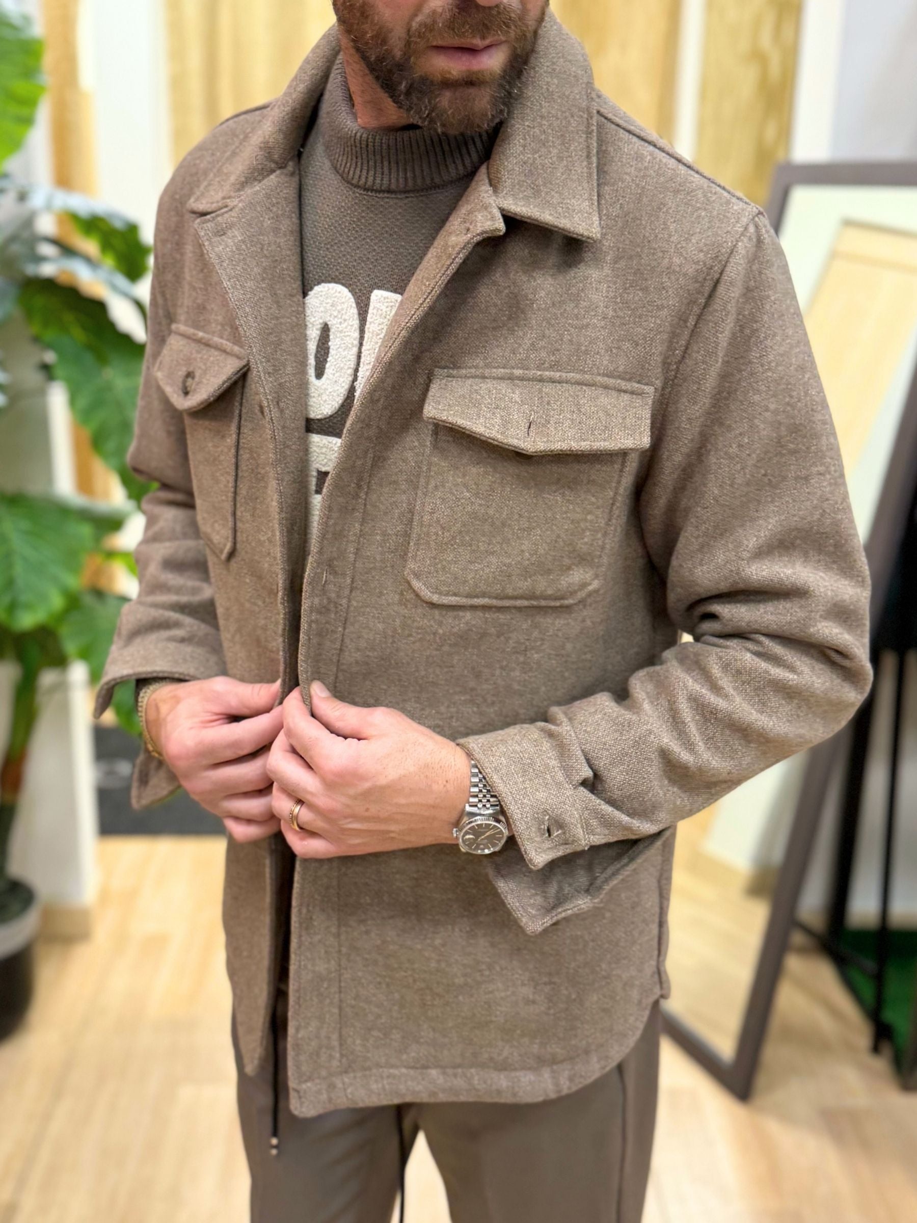 Camicione New York Beige