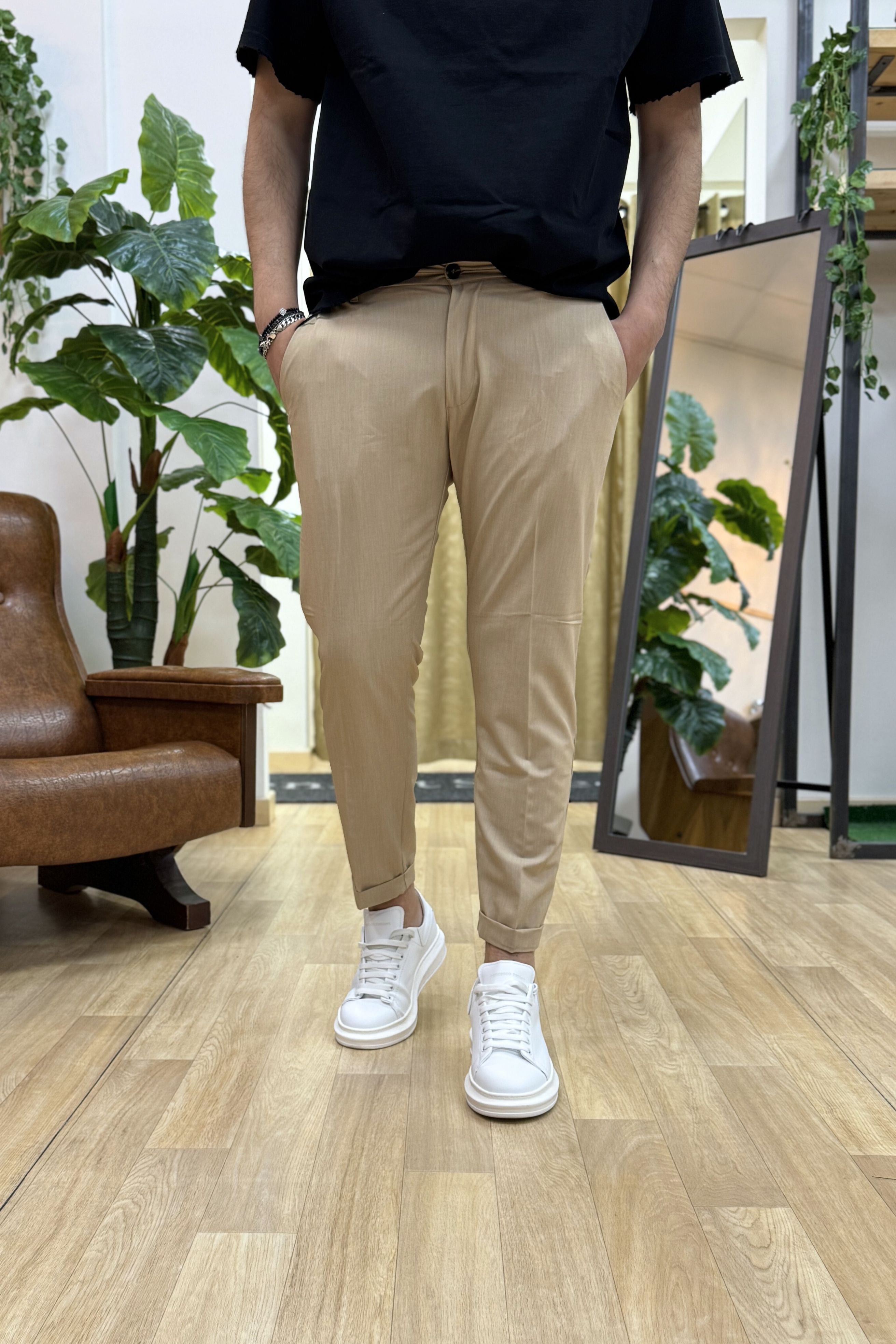 Pantalone Positano Beige