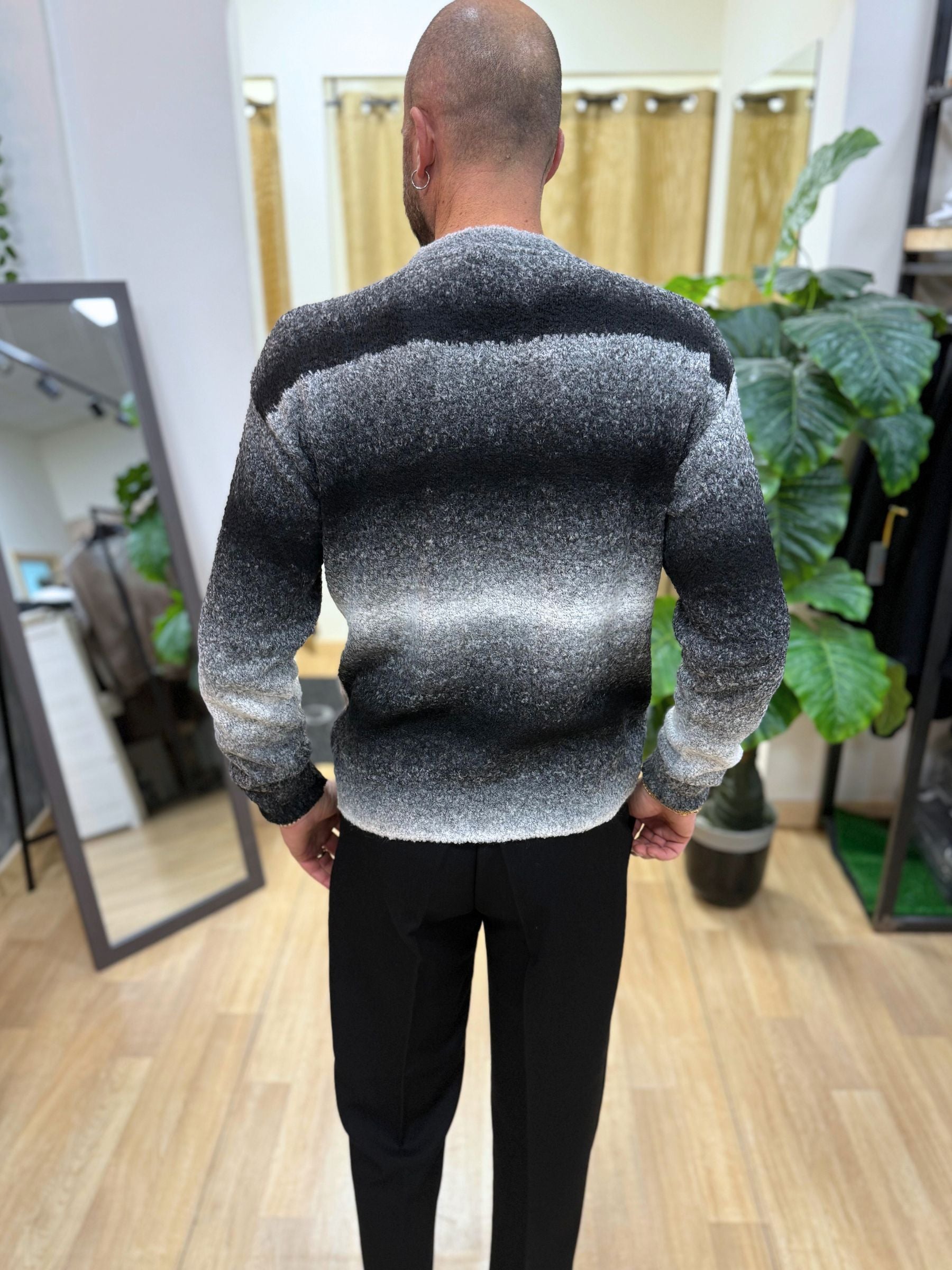 Maglioncino Bouclè Nero