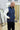 Gilet con cappuccio Blue