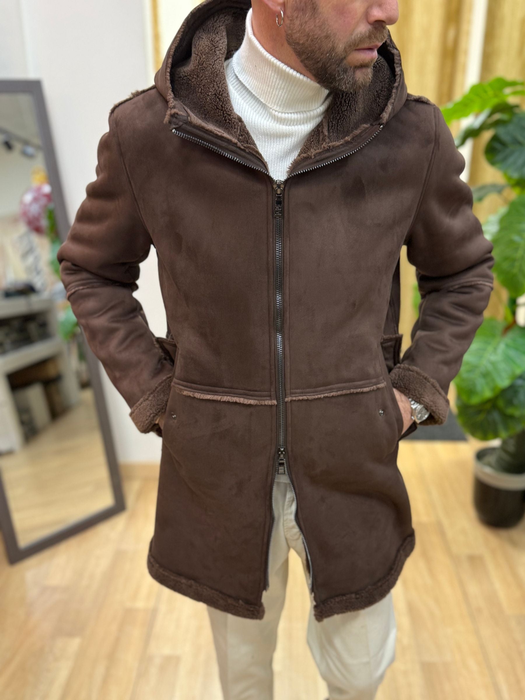 Montoncino Parka Marrone