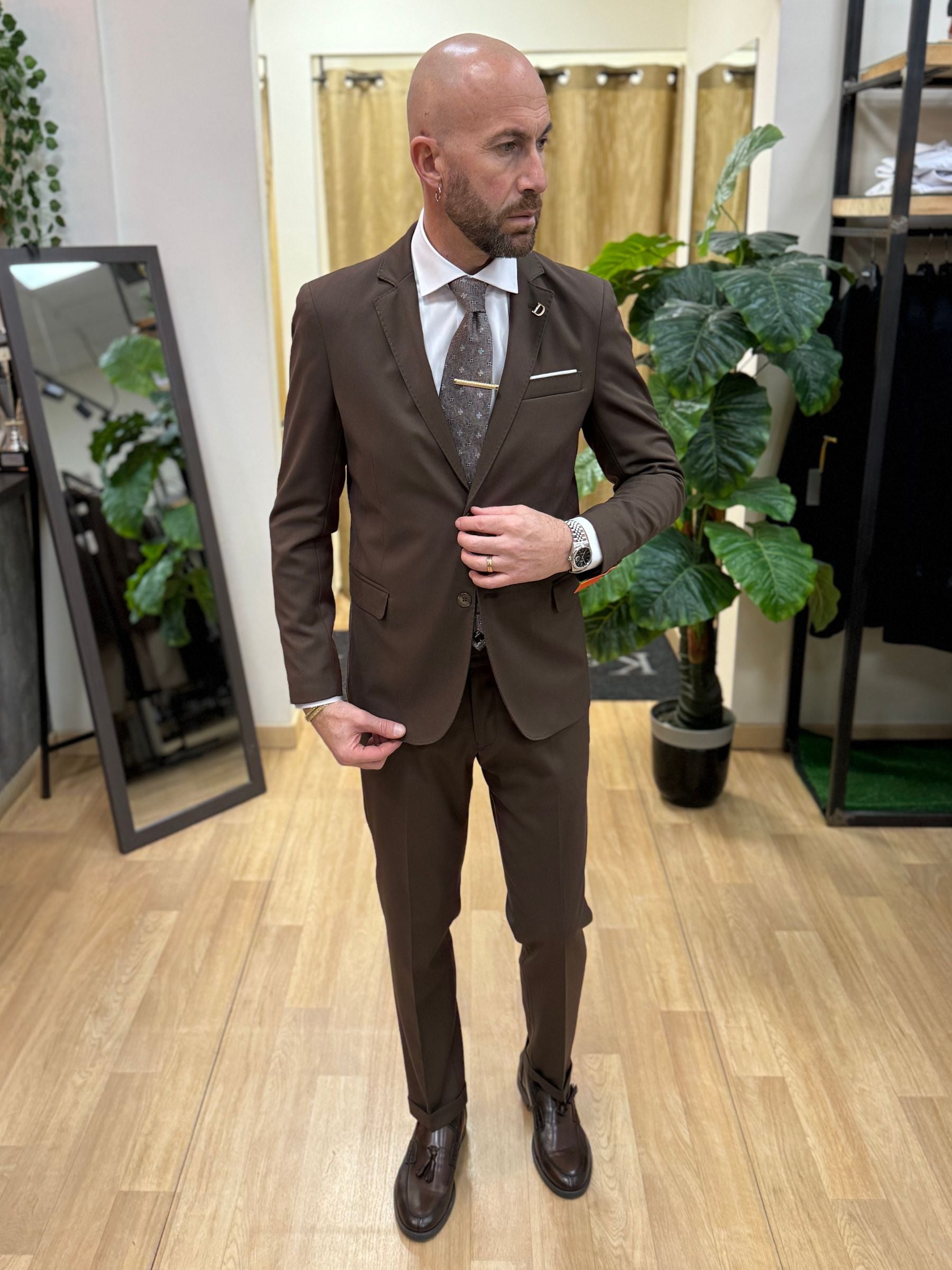 Abito MonoPetto Stoccolma Marrone