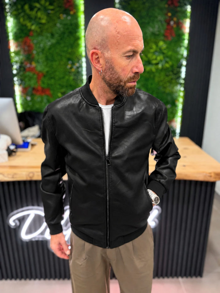 Bomber Eco pelle