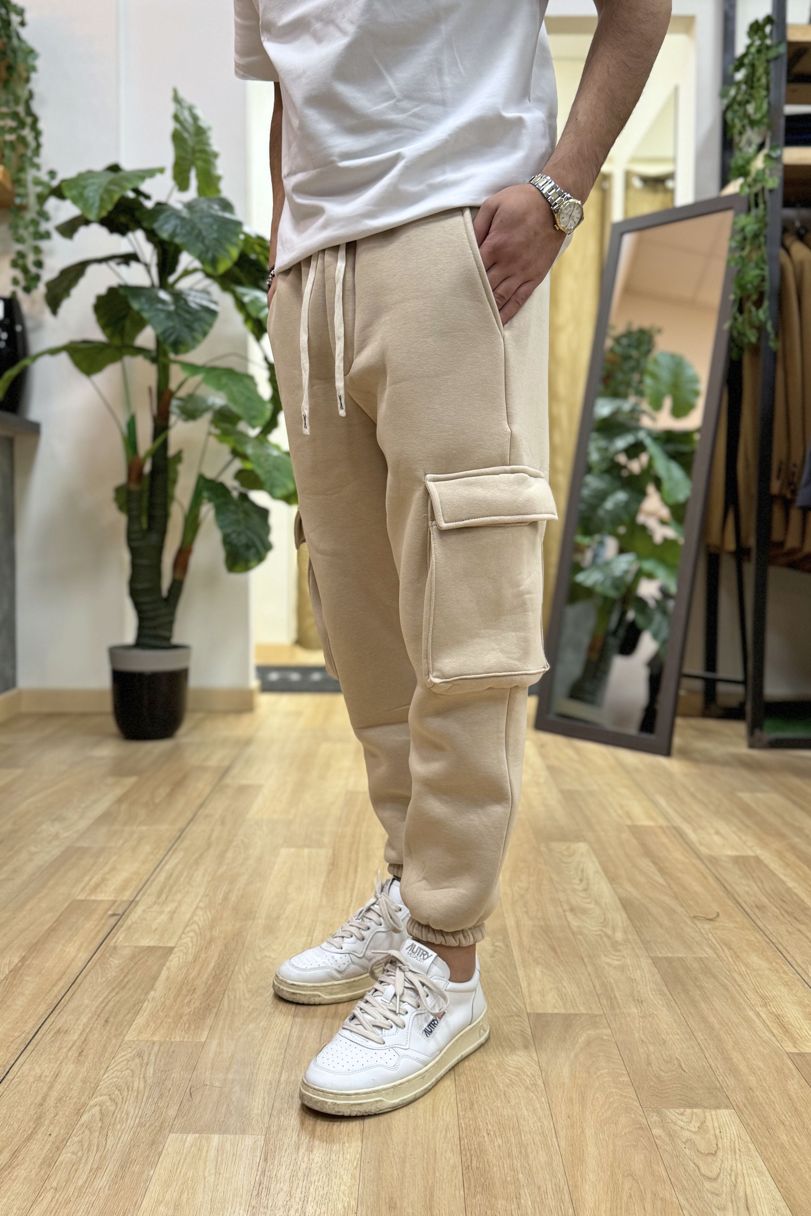 PantaCargo Tuta Beige