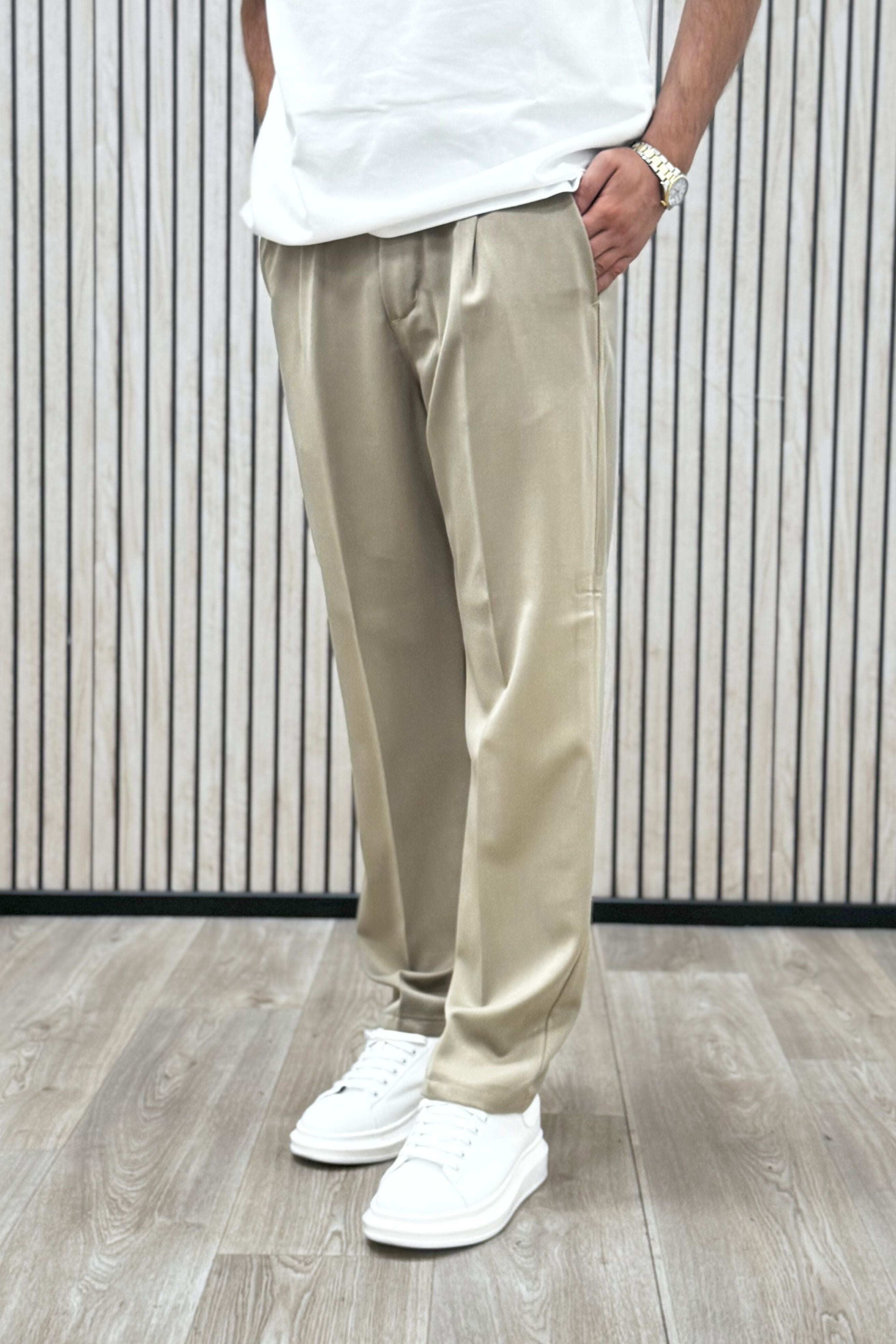 Pantalone Fondo Largo 2.0 Beige