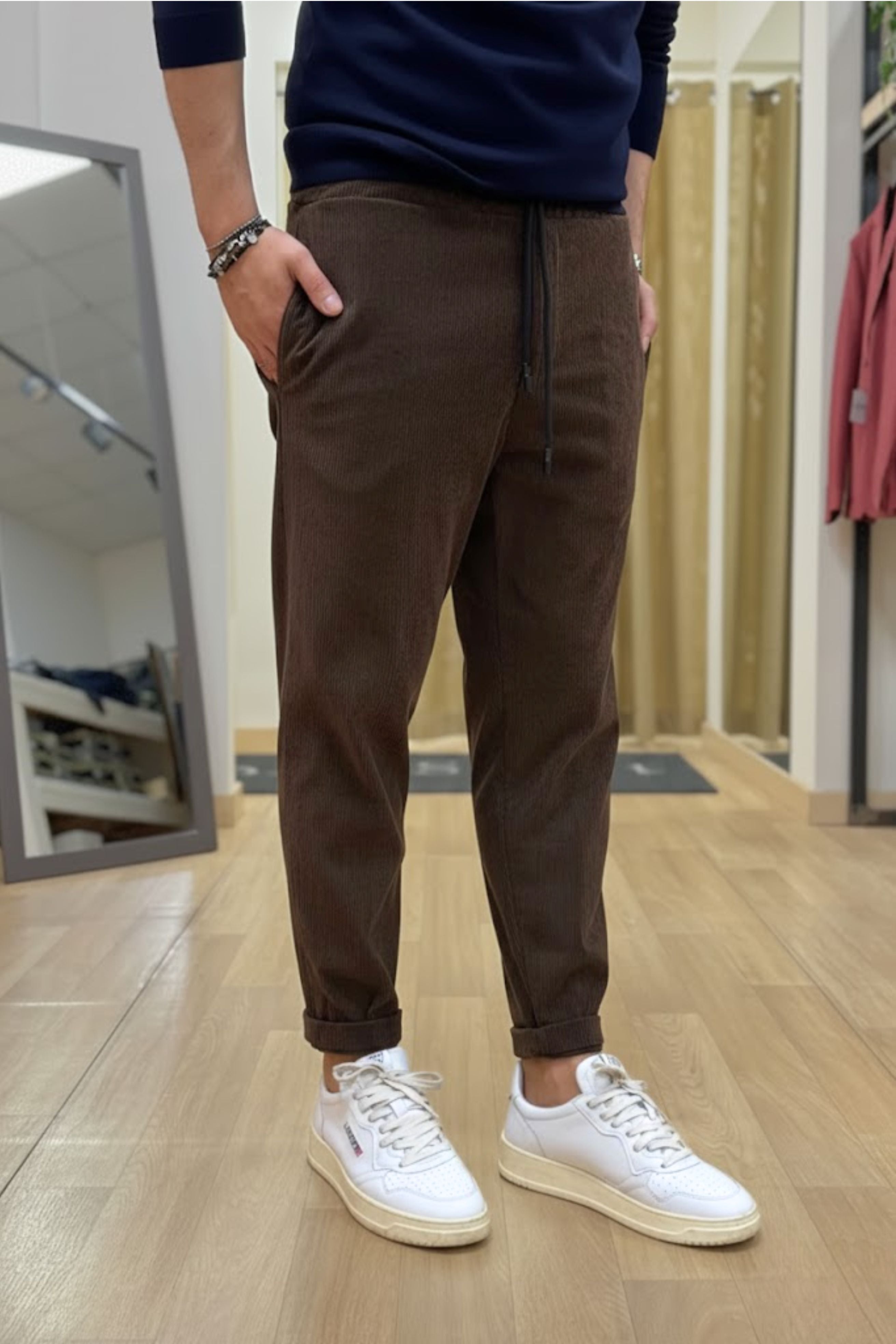 Pantalaccio milano velluto Marrone