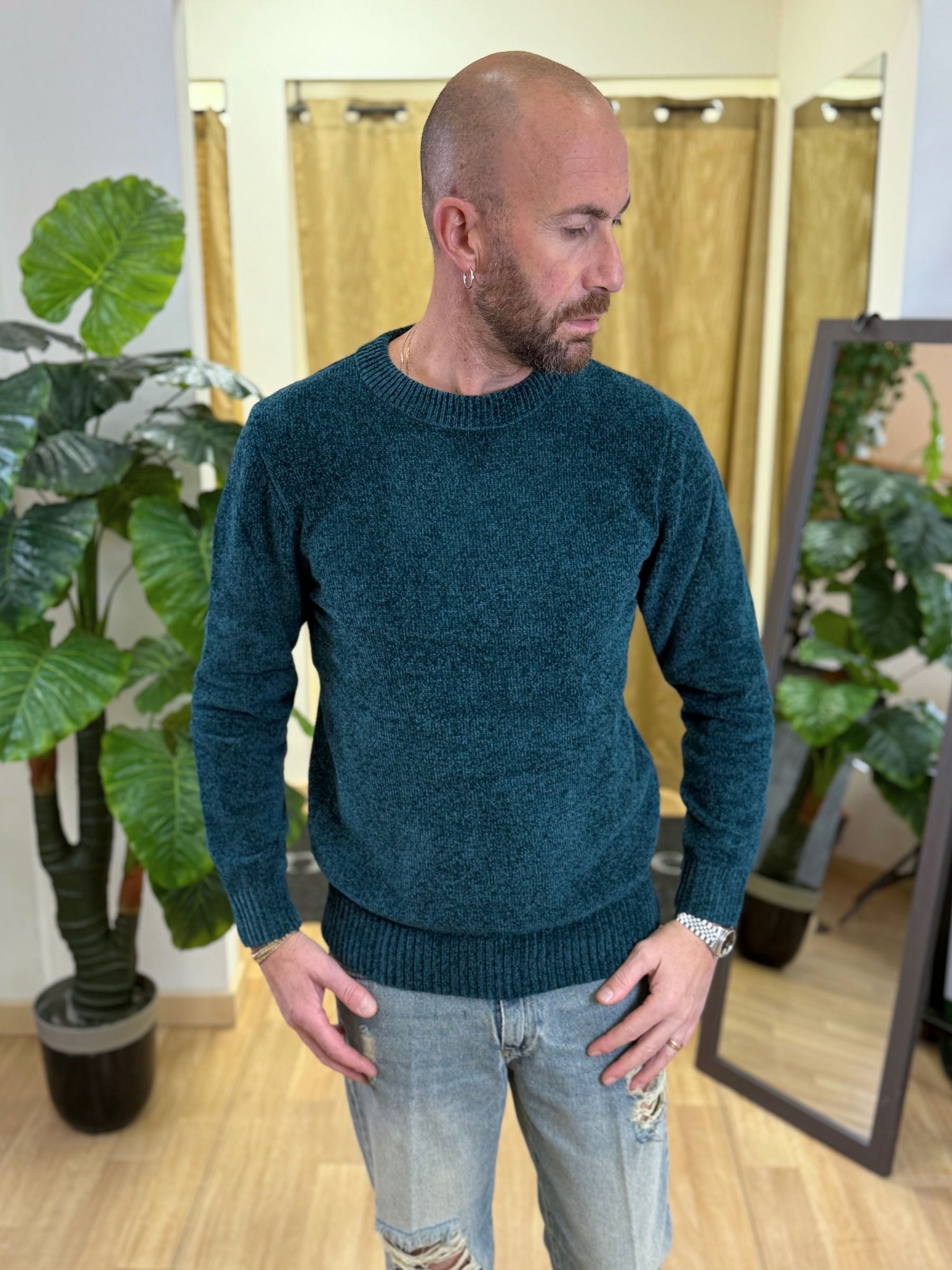 Maglioncino Ciniglia LP Ottanio