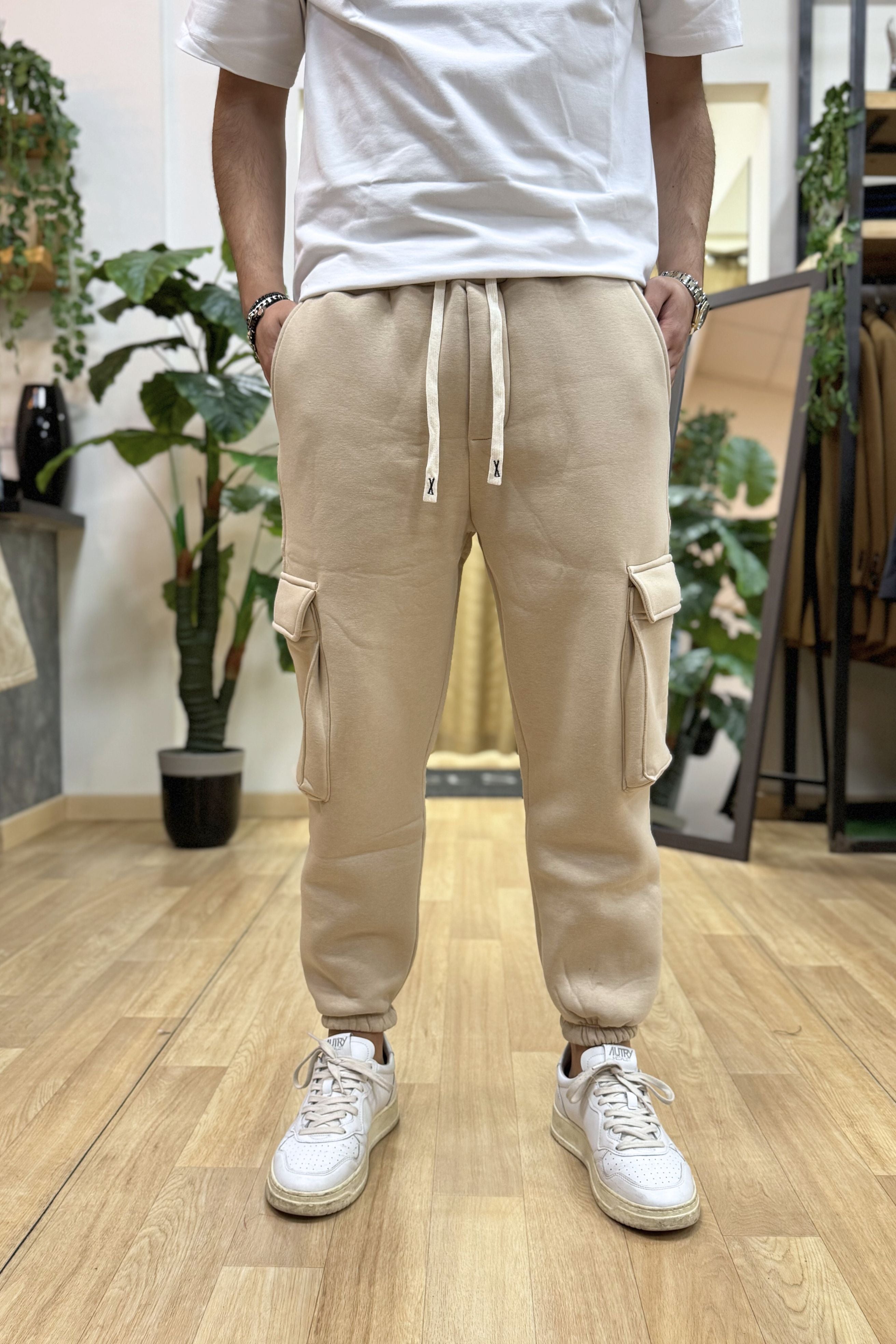 PantaCargo Tuta Beige