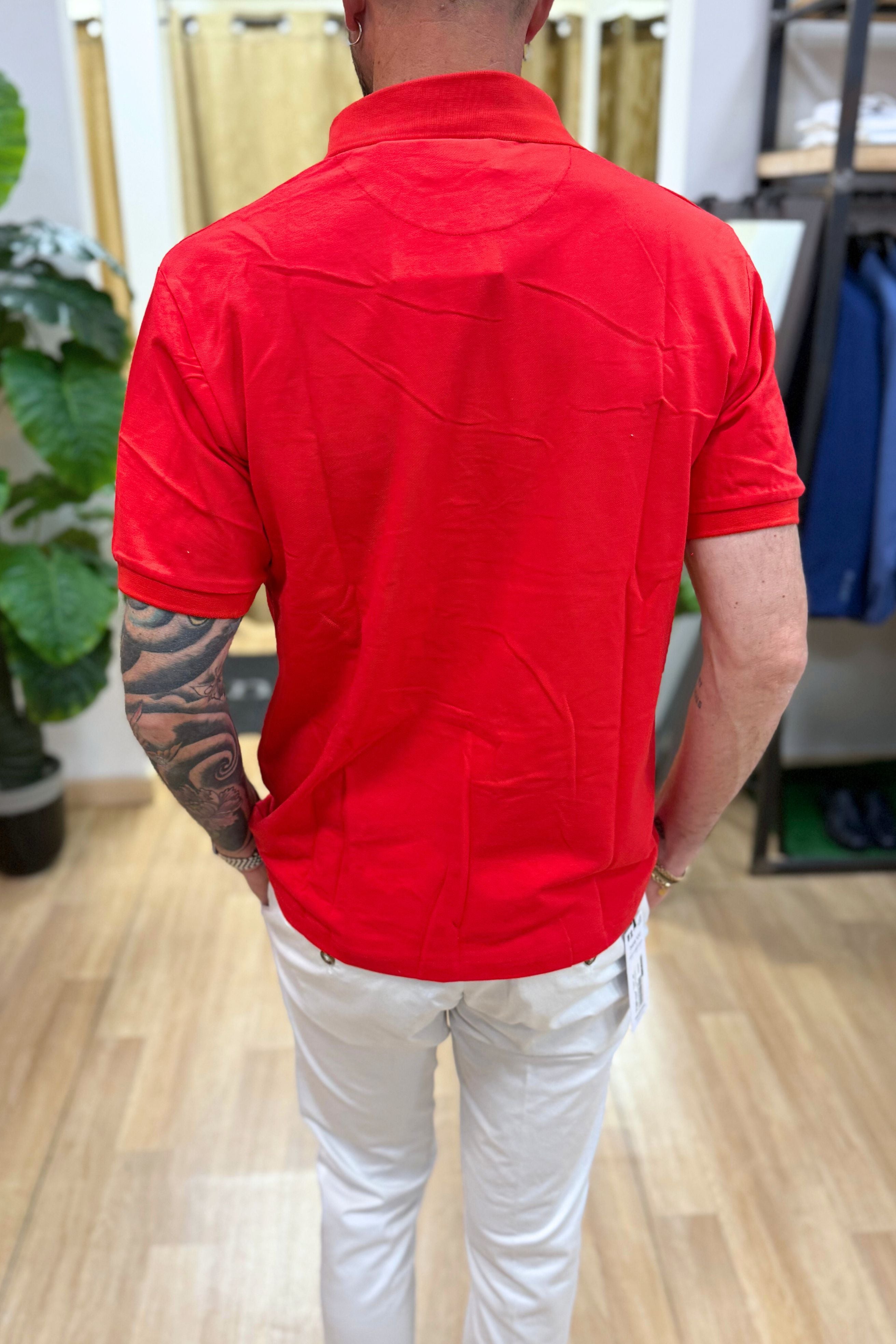 Polo Basic 4US Rosso
