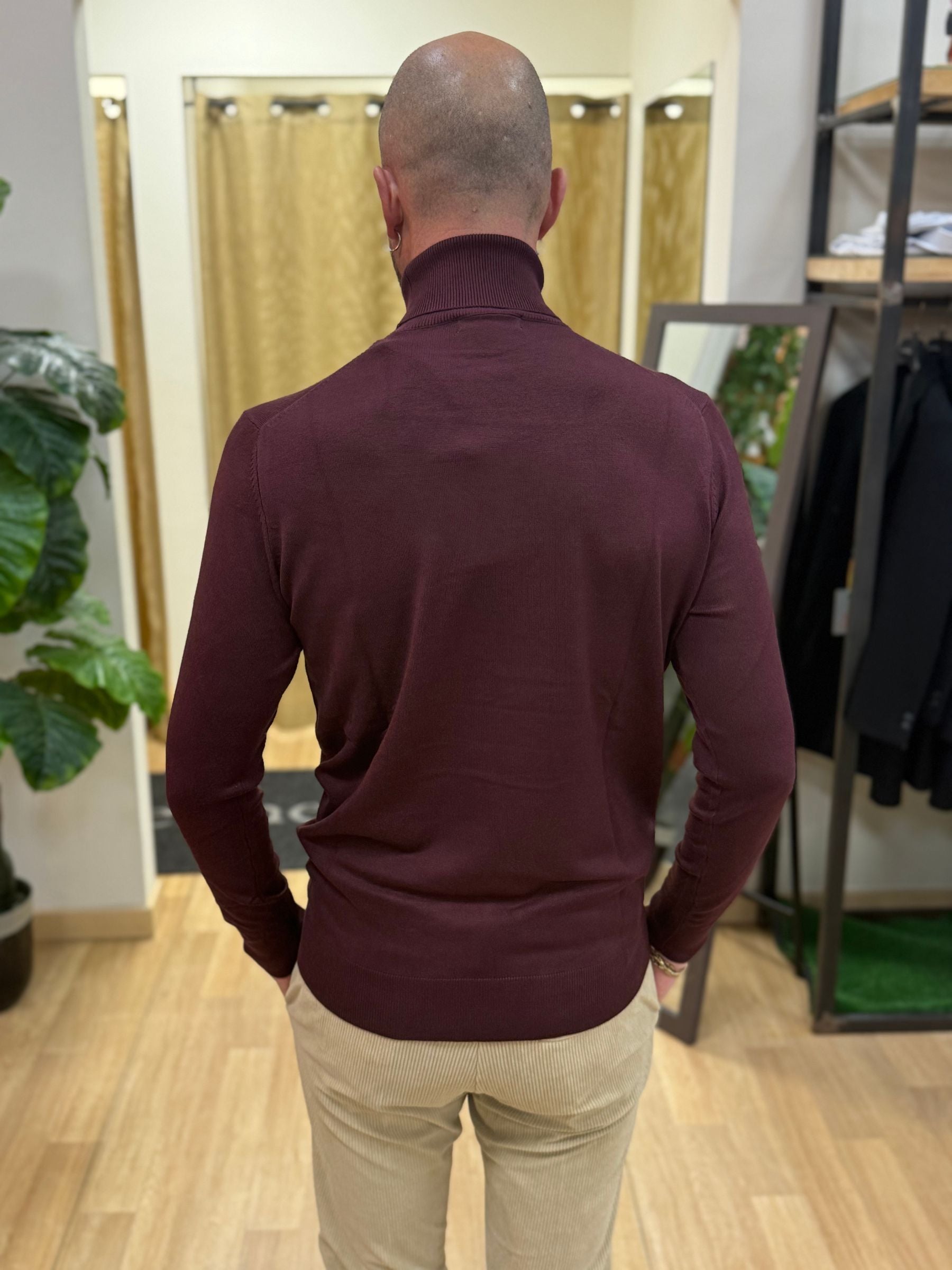 Maglia ColloAlto Bordeaux