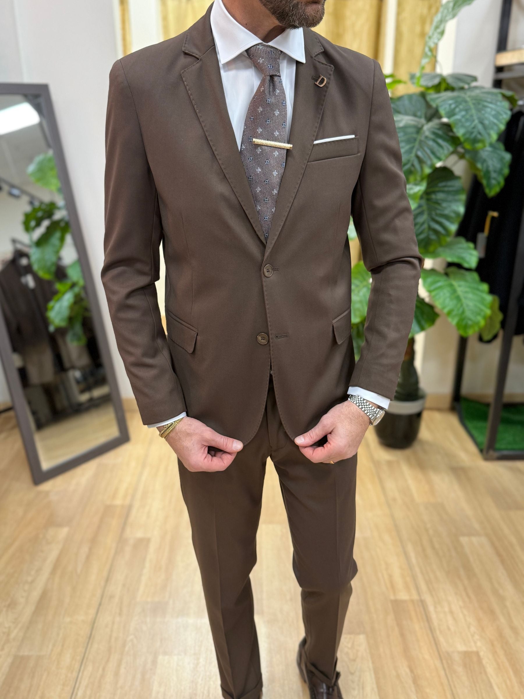 Abito MonoPetto Stoccolma Marrone