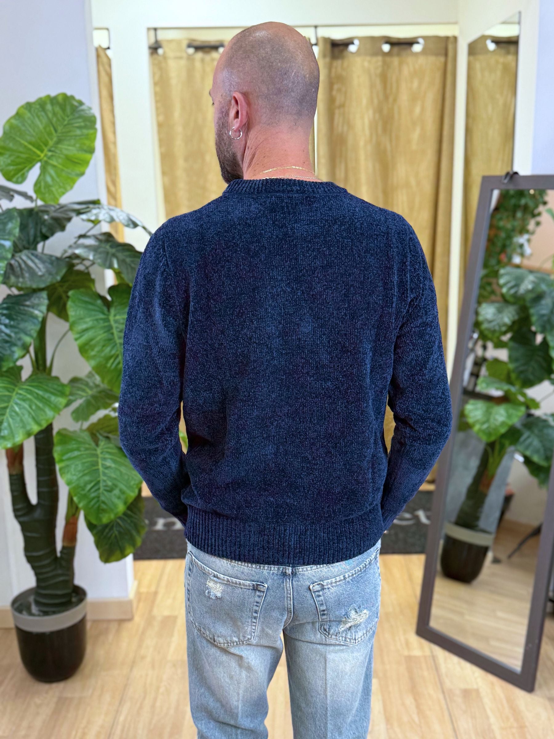 Maglioncino Ciniglia LP Blu