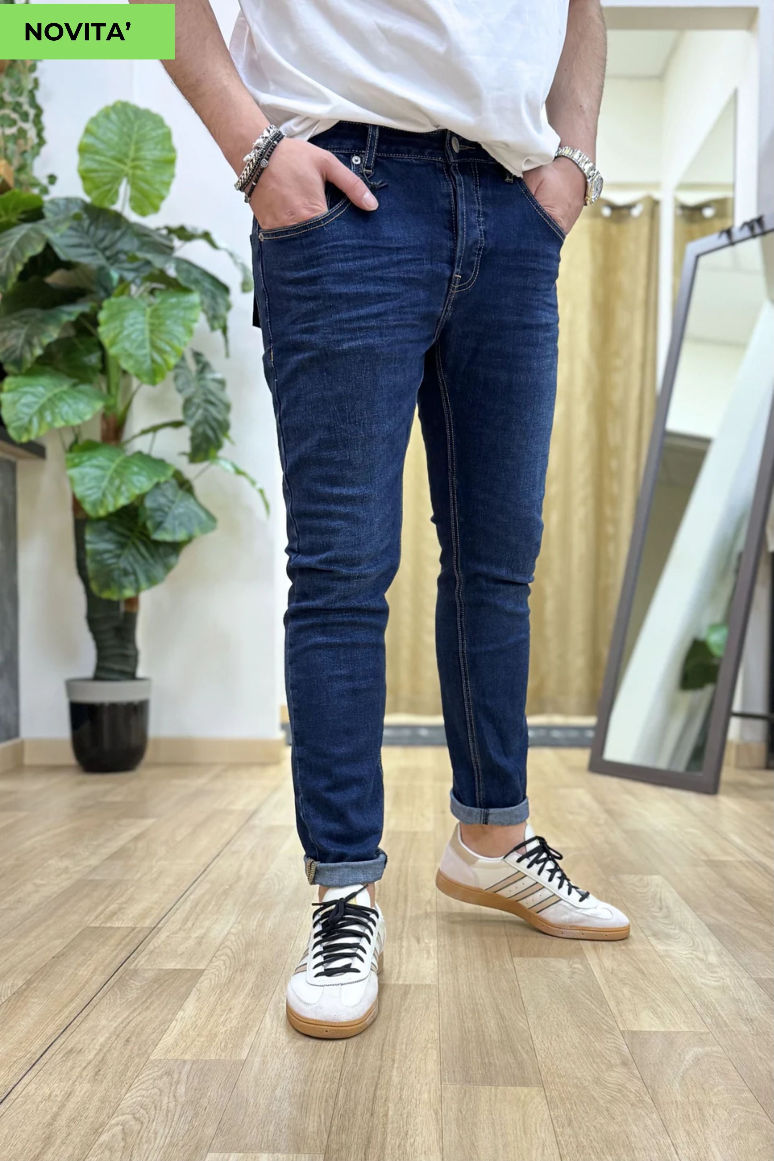 Jeans Slim-Fit DenimArt Liscio