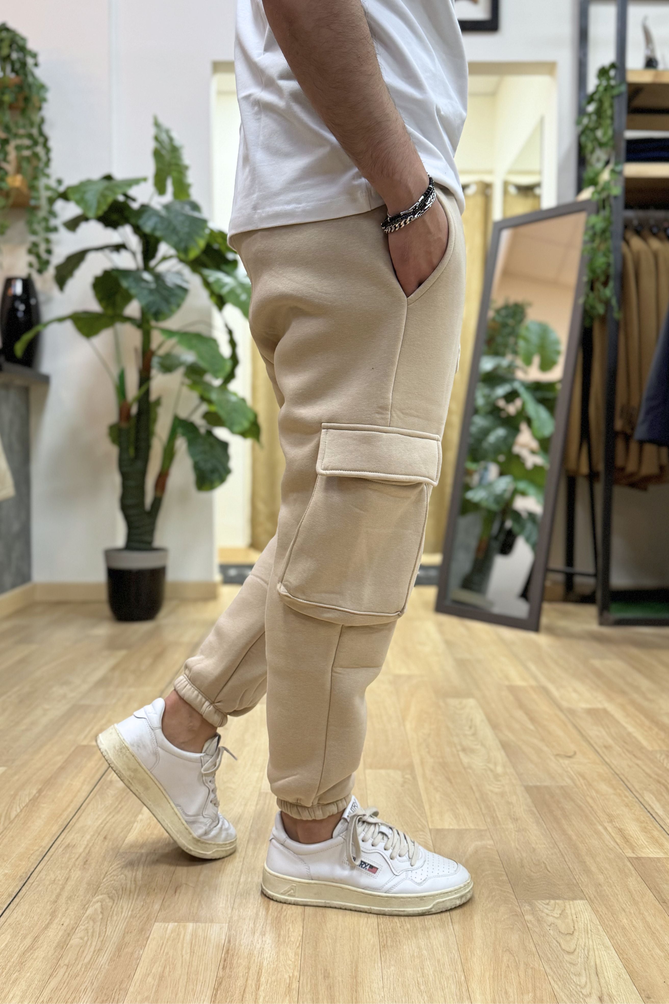PantaCargo Tuta Beige
